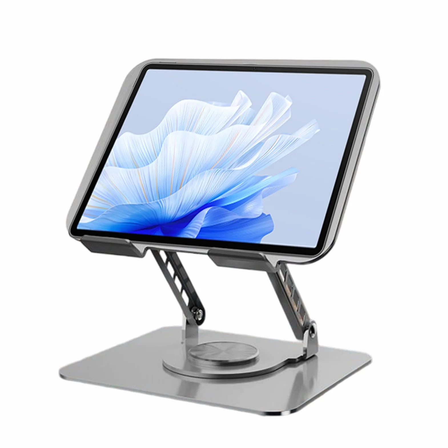 na laptop do biurka Chłodzący składany uchwyt na notebook | Obrotowa Podstawka Pod Laptop Na Biurko Podwyższacz do sypialni, salonu, biura, biurka, podróży, pracy, biznesu, dla