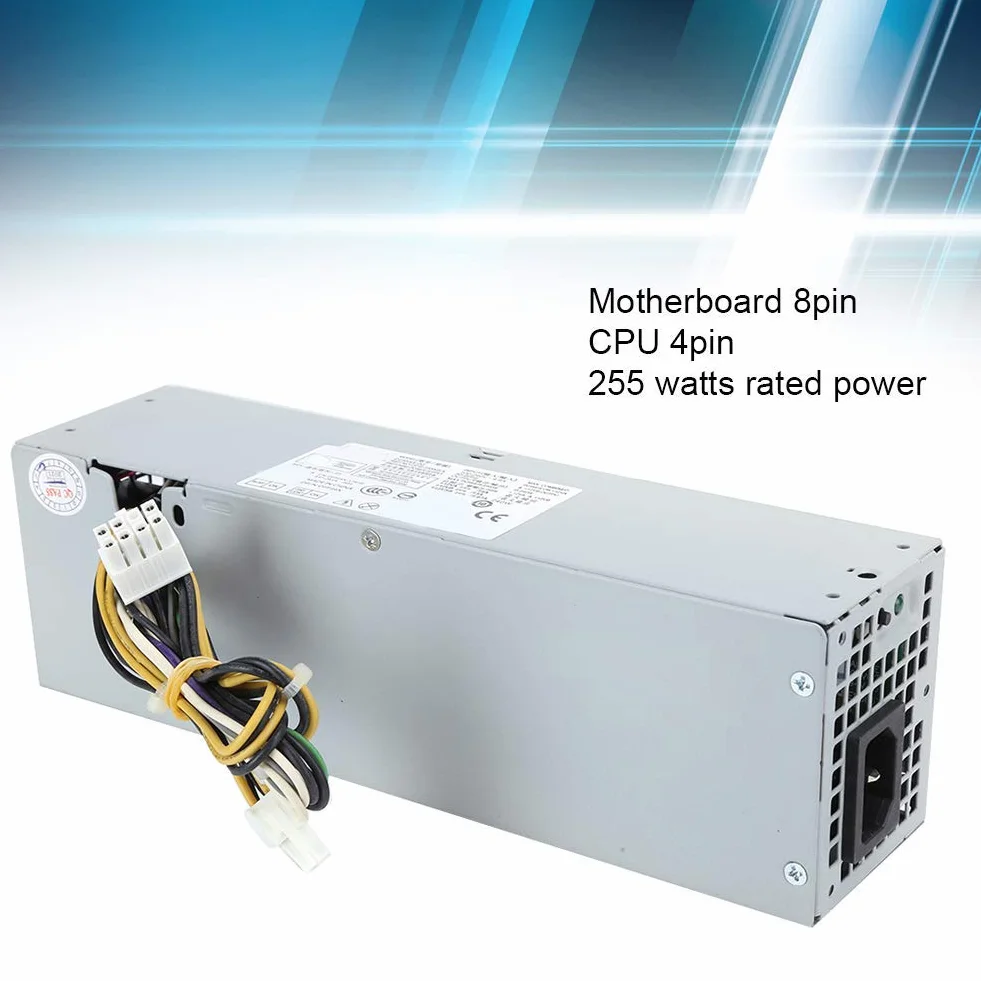 Zasilacz do OptiPlex 3020 7020 9020SFF, pudełko na papier typu kraft Desktop akcesoria komputerowe H255AS-00, L255AS-00, AC255ES-00, D255AS-00, HU255ES-01 100-240V