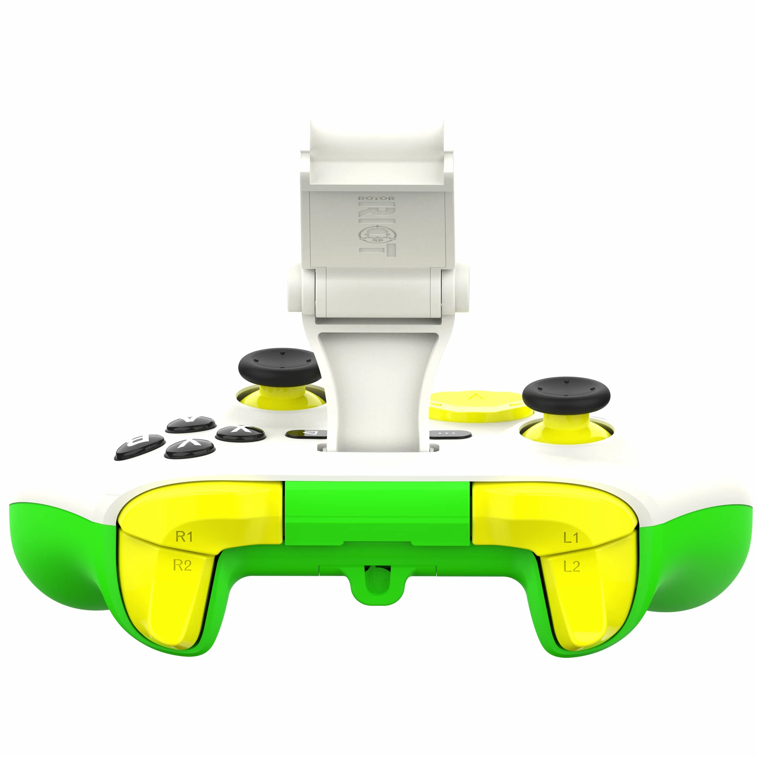 RiotPWR ESL Game Controller do smartfonów z systemem Android z USB-C, zapewnia bezproblemowy przepływ gry, Power Pass Through Charging, uchwyt ZeroG, ulepszony 8-drożny pad D, przycisk Share, gniazdo audio