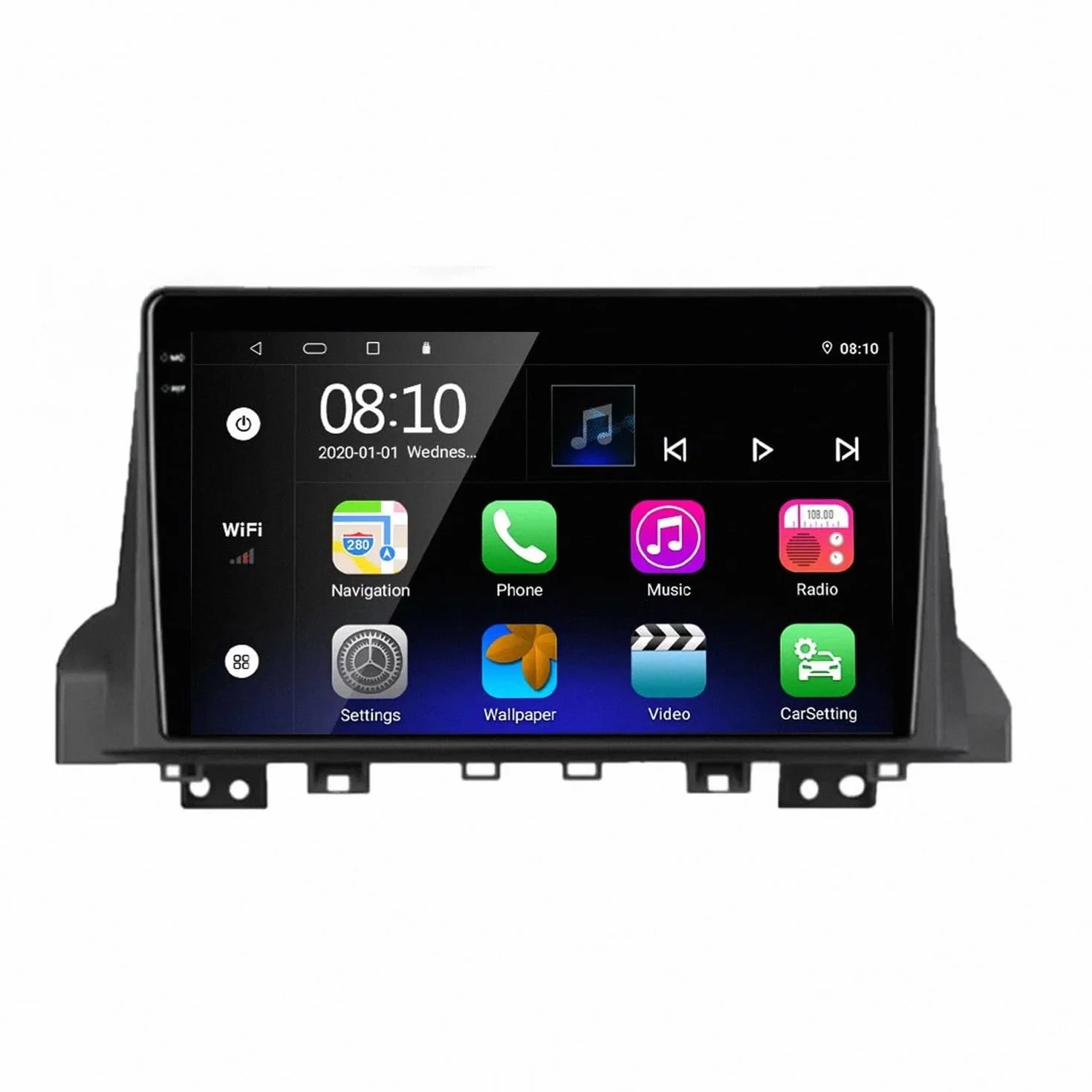 Przenośny Ekran Carplay Systemu Audio dla Moskvich 3 2022-2024 Samochodowe Radio Fm Touch, Przenośna Nawigacja, Odtwarzacz Wideo Bluetooth Wi-Fi, 4 Rdzeń 1G+32G