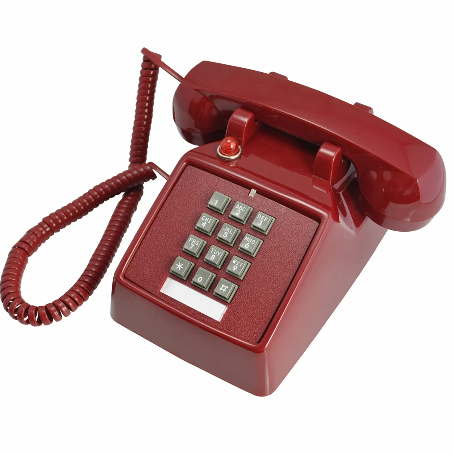 HJMMWT Telefon stacjonarny w stylu retro, telefon stacjonarny w stylu vintage do domu, biura, telefony w stylu retro z autentycznym dzwonkiem i kręconym przewodem do domowej kawiarni hotelowej