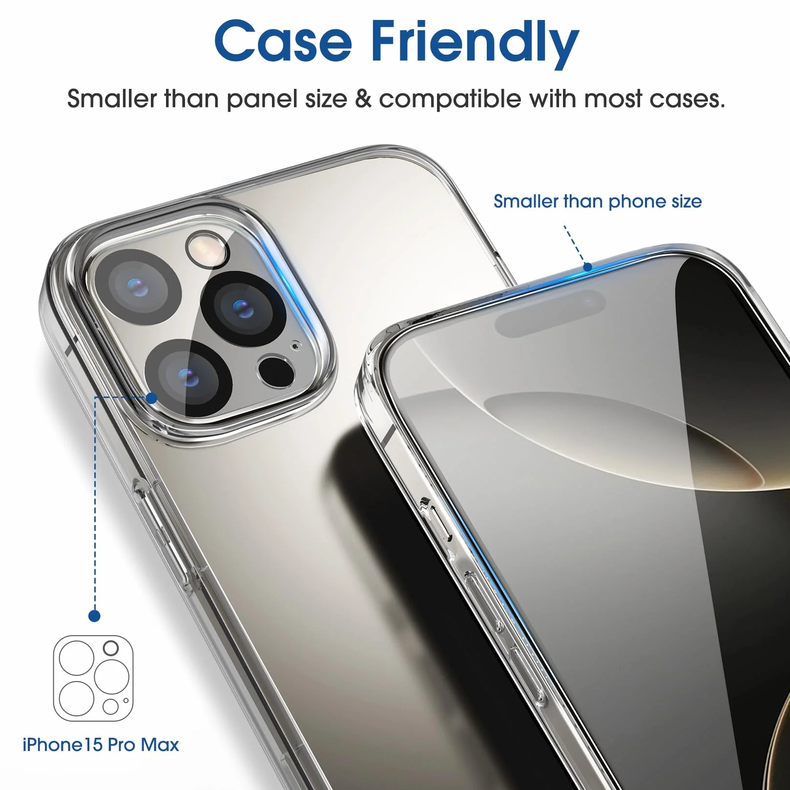 amFilm szkło hartowane iPhone 16 Pro 6.3" OneTouch ochraniacz ekranu 4-częściowy z osłoną obiektywu