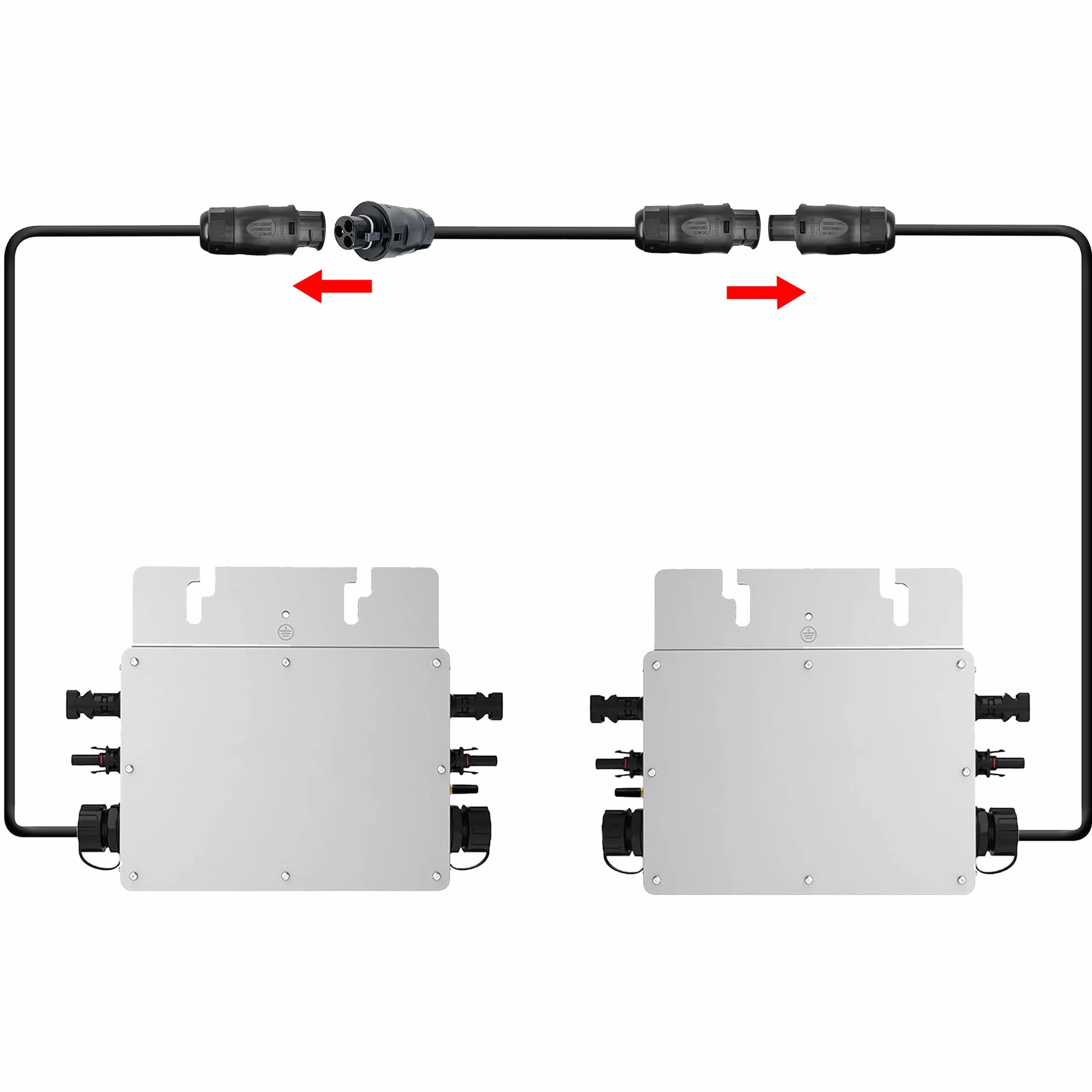Kabel przyłączeniowy Betteri gniazdo i wtyczka, falownik, przedłużacz, przewód 15 m