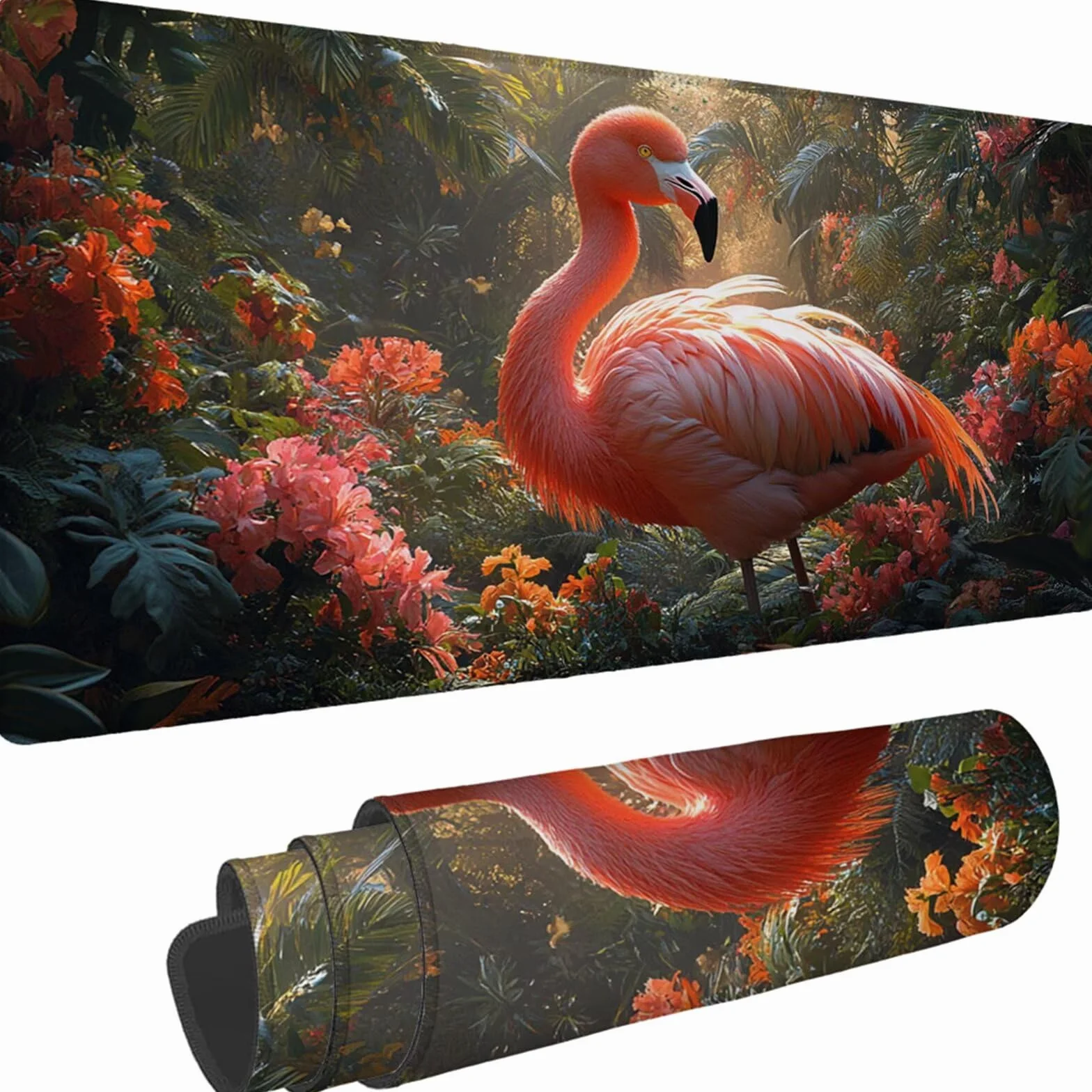 Gamingowa podkładka pod mysz 1200 x 600 x 3 mm, XXL, wodoszczelna, odporna na ścieranie, z przyszytymi krawędziami, zielona, podkładka na biurko, poprawia prędkość i precyzję pod laptopa, komputera