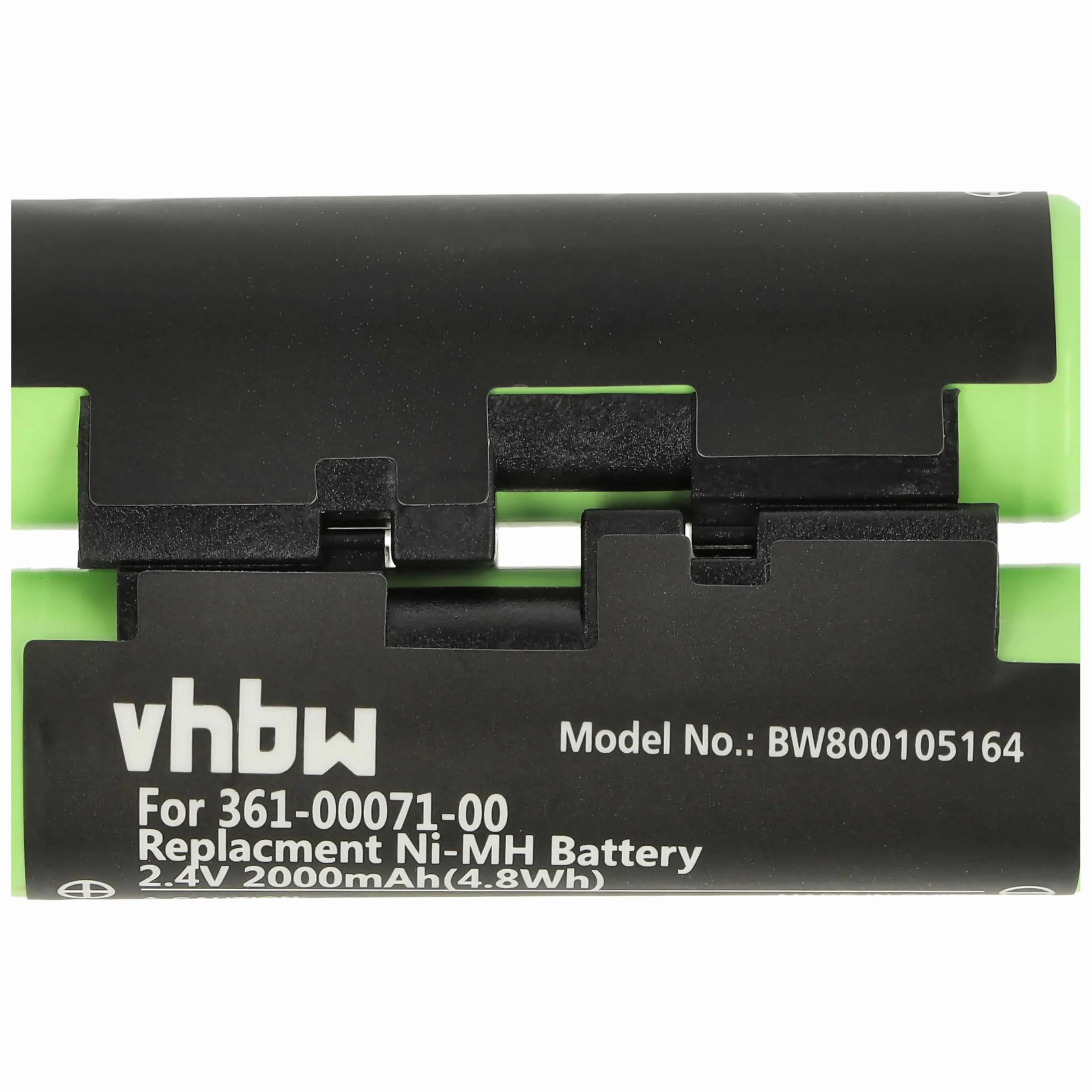 vhbw Akumulator do Garmin Striker 4 Fishfinder, 2000 mAh, 2,4 V, NiMH
