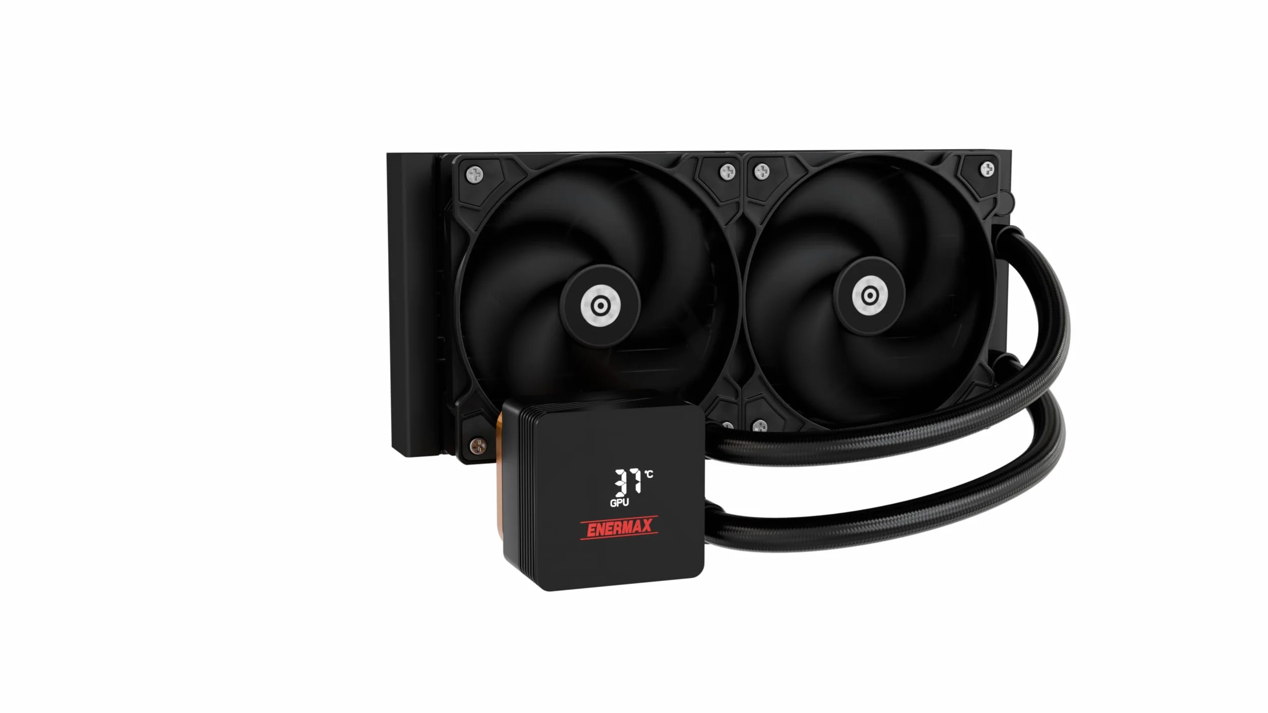 ENERMAX LIQMAX IV AIO CPU 240 mm chłodzenie wodne|Dual Chamber|TDP 360W+|Intel LGA 1851/1700/115x/2066| AMD AM5/AM4 | cyfrowy wyświetlacz |2 x 120 PWM Performance Flow Fan | ELC-LMIV240-SF
