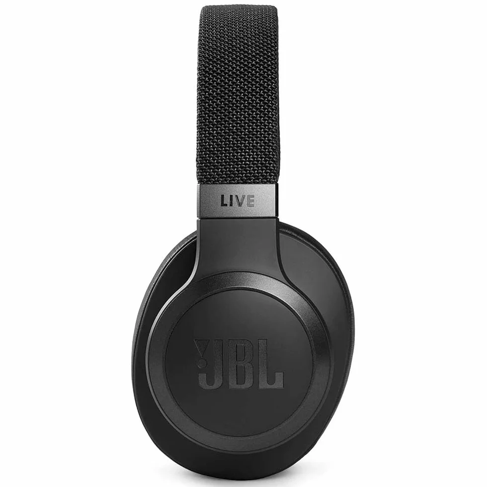 JBL Live 660 NC - Bezprzewodowe Słuchawki Wokółuszne z Funkcją Bluetooth i z Adaptacyjną Redukcją Hałasu ANC, do 50 H Odtwarzania, Czarne