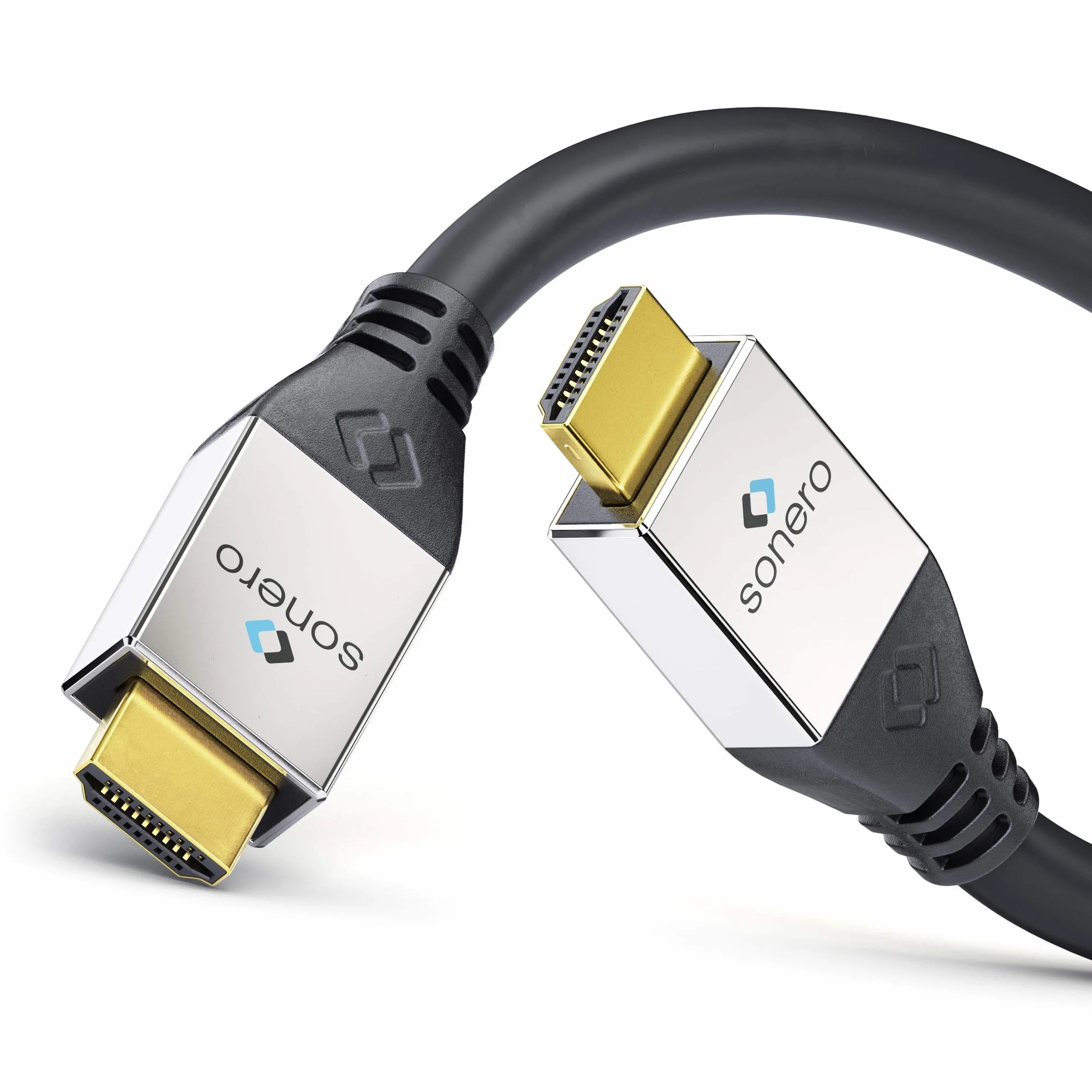 Sonero Premium Active High Speed HDMI kabel z Ethernet, 10 m, UltraHD / 4K / 60 Hz, 18 Gbps, czarny