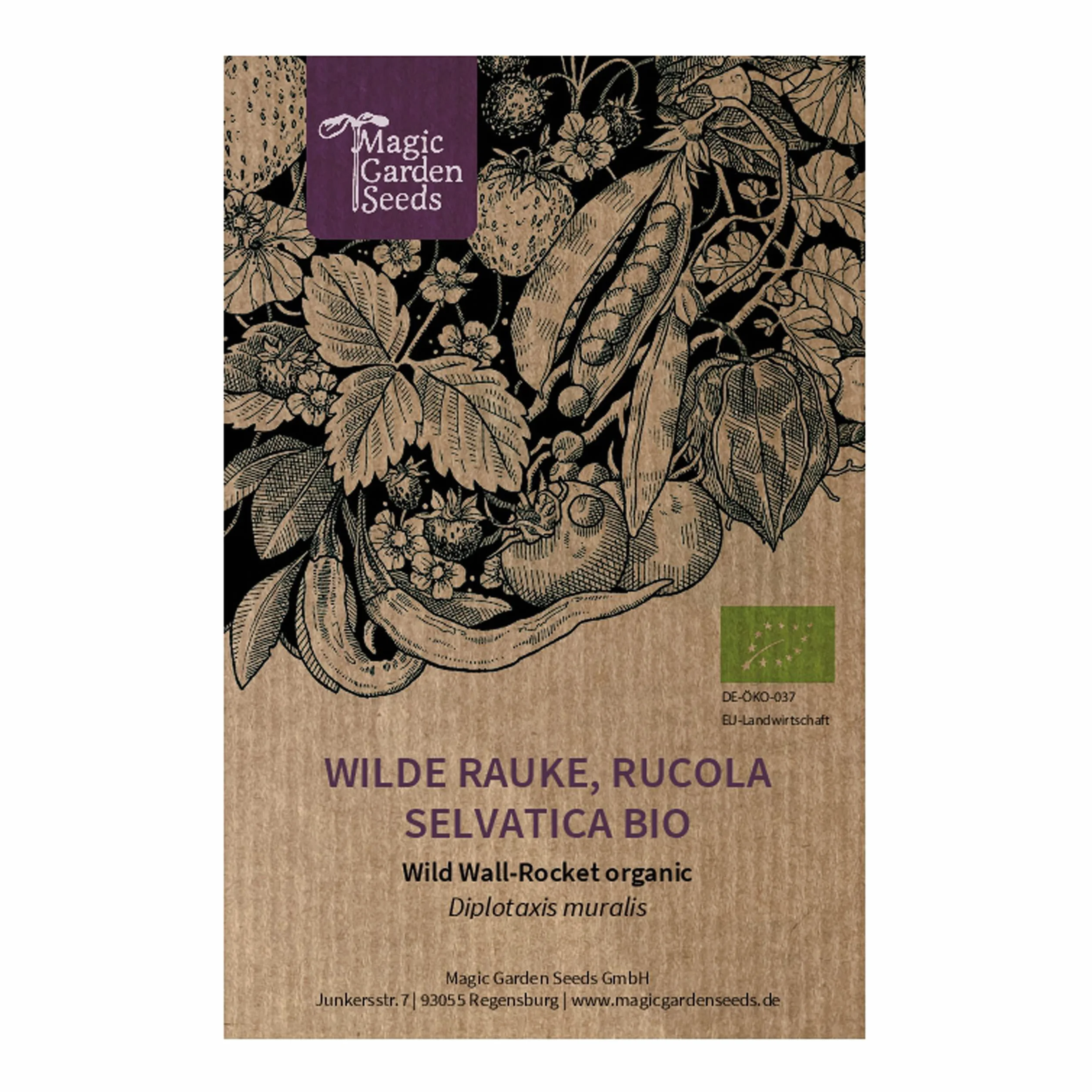 Dzika rukola Rucola selvatica Bio - 1200 nasion