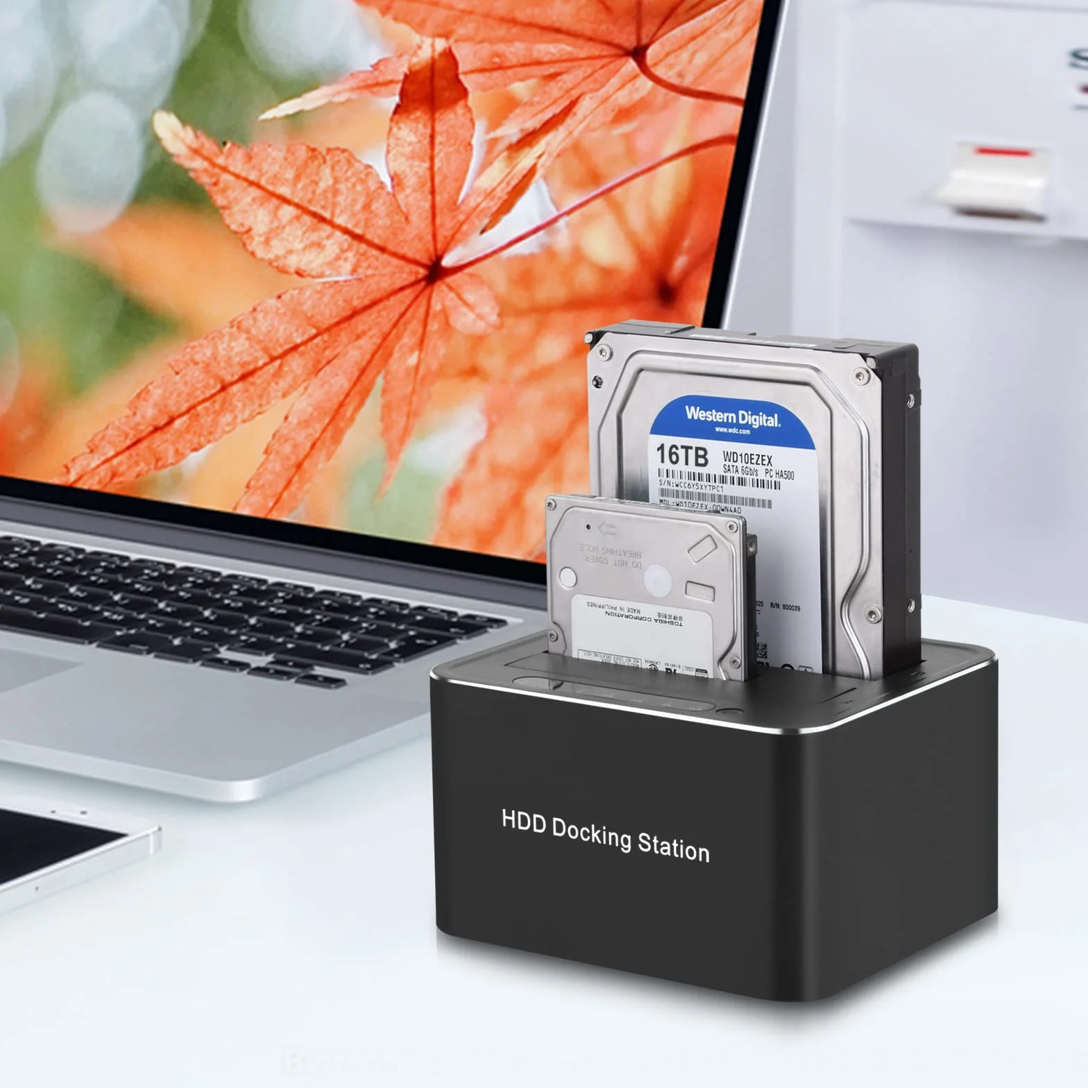 120 cm USB 3.0 do podwójnego SATA antypoślizgowa stacja dokująca do dysków twardych 2,5/3,5 cala HDD SSD / funkcja klonowania offline
