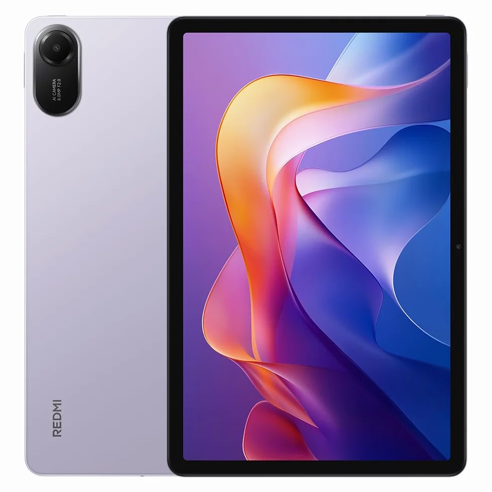 XIAOMI Redmi Pad 2, tablet 6 GB + 128 GB, 1600 x 2560 pikseli, 11 cali, Mediatek Helio G100 Ultra, Android 15, fioletowy, z ładowarką, bez NFC