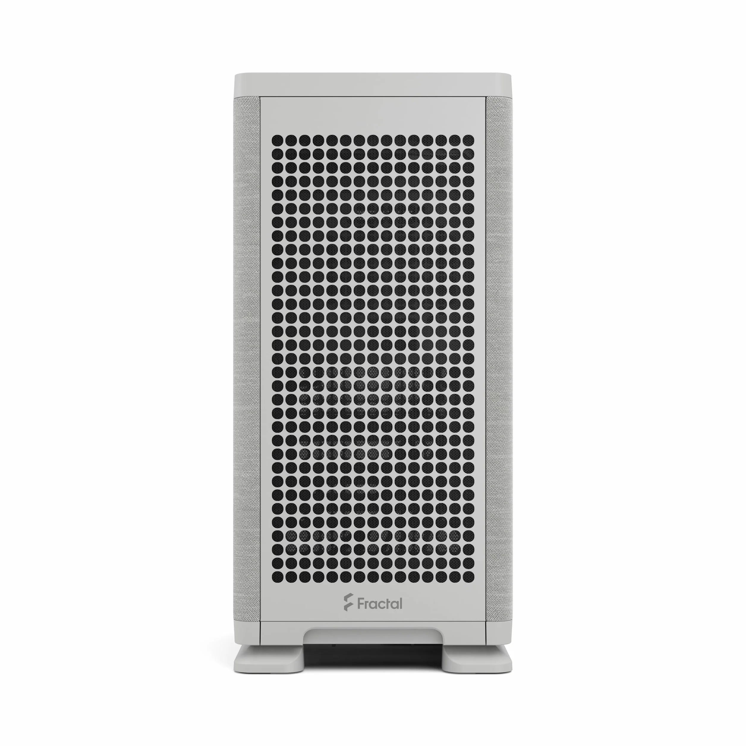Fractal Design Mood Light Gray PC Case - elegancka konstrukcja tkaniny, górny wentylator 180 mm, ukrywa kartę graficzną 325 mm, kompatybilność z płytą główną m-ITX, łatwy dostęp, wydajne chłodzenie