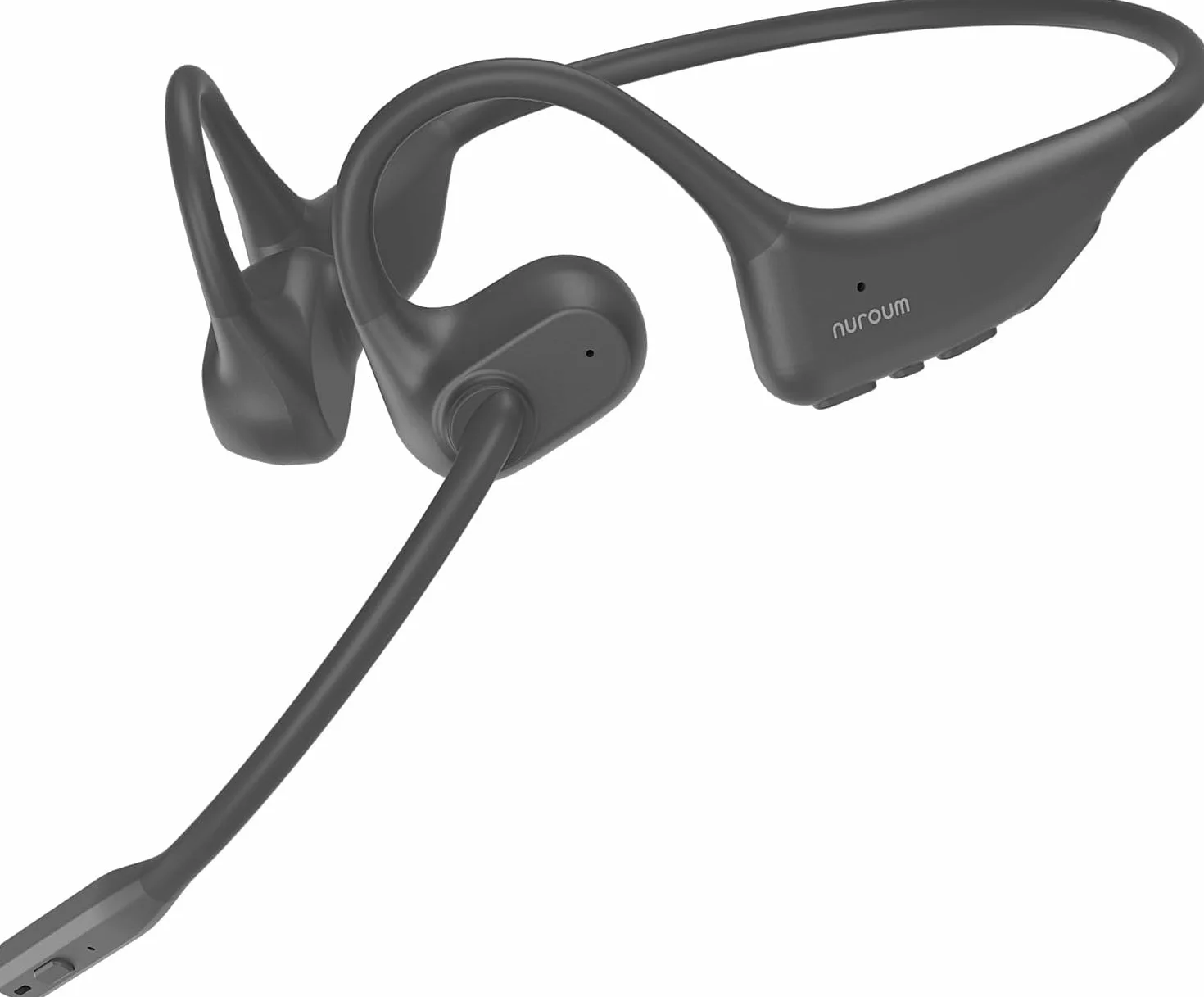 Nuroum OpenEar Pro Bezprzewodowy zestaw słuchawkowy Bluetooth z mikrofonem, redukcja szumów podczas rozmów, połączenie wielopunktowe Bluetooth 5,3,15 H, wygodne, bezprzewodowe słuchawki do pracy