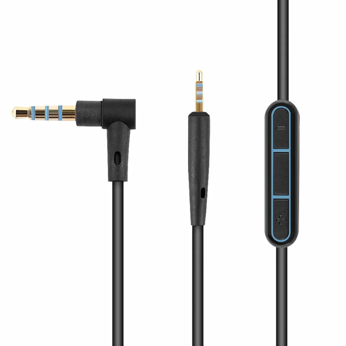 kwmobile Kabel do słuchawek Bose QuietComfort 35 / 35II / 25 / QC25 / QC35 II / QC35 / On-Ear 2 / OE2 / OE2i / SoundTrue - kabel zamienny 150 cm mikrofon regulator głośności - jack 3,5 mm