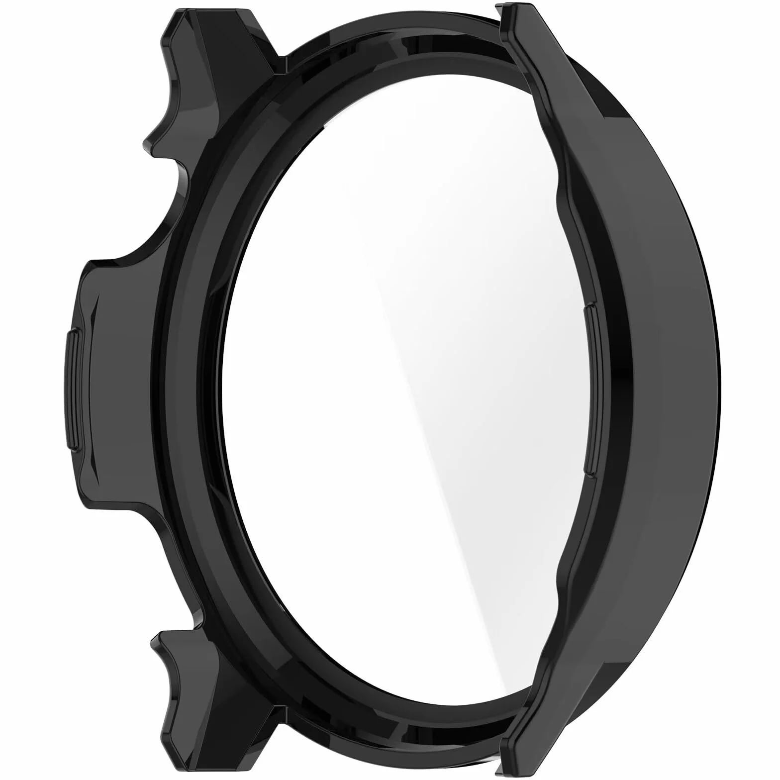 Etui kompatybilne z Garmin Venu 4 41 mm, twarde etui antykolizyjne z poliwęglanu + folia ochronna ze szkła hartowanego. (czarne)
