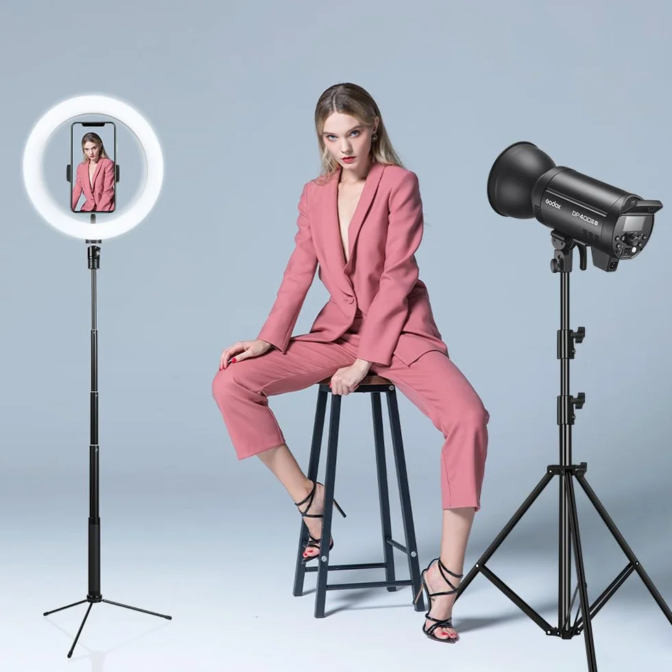 Godox DP400IIIV lampa błyskowa do studia stroboskopowego, 400 W, 5800 ± 200 K, temperatura barwowa Bowens Mount 2,4 G, bezprzewodowy system Studio Flash na wesele, portret, moda