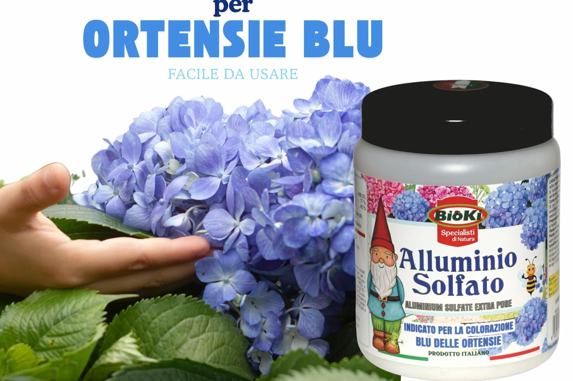 Antika Botanika Warsztat na hortensje i długotrwały efekt błękitu, 500 g, biały