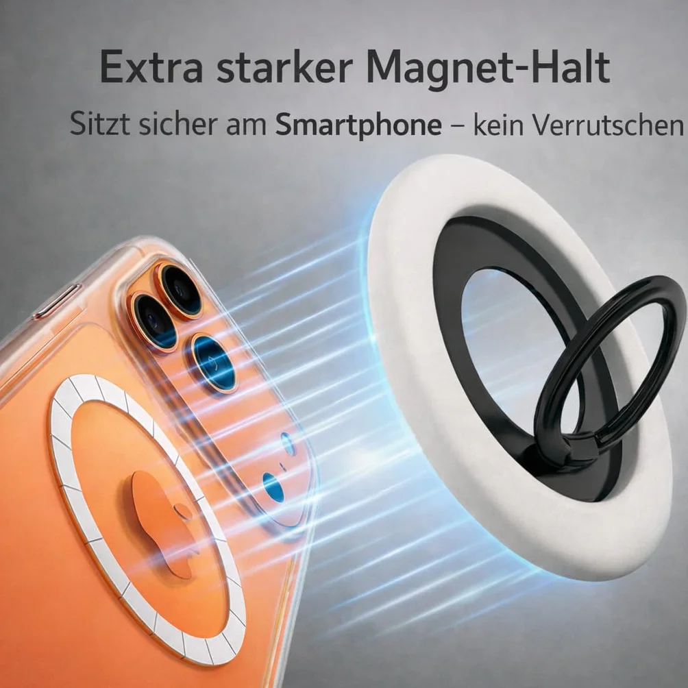 Magnetyczny uchwyt pierścieniowy na telefon AMAYO do MagSafe iPhone 15 Pro Max 14 13 12