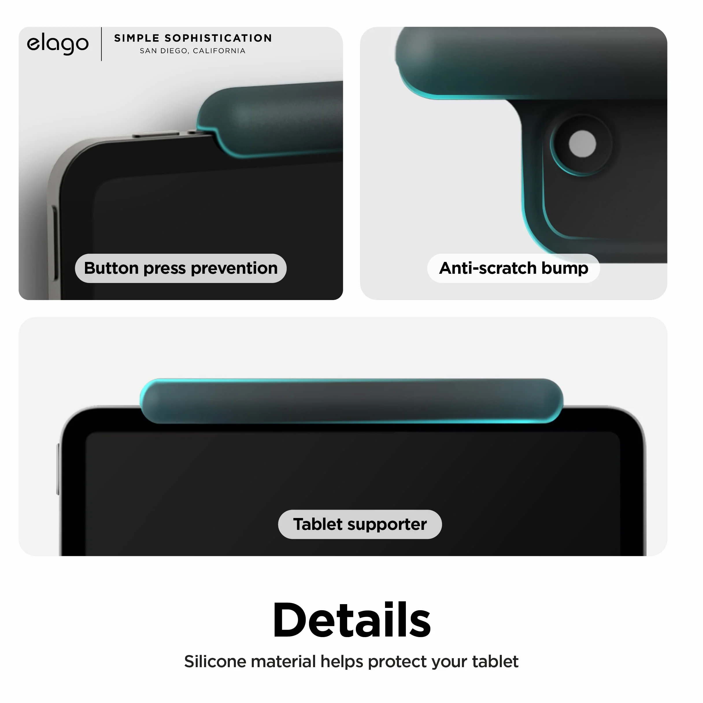 elago Uchwyt do Home Hub do iPad Mini/Air/Pro, Galaxy Tab | Uchwyt Ścienny do iPad, Uchwyt HomeKit, Łatwy Montaż, Bez Zarysowań, System Zarządzania Kablami (Czarny)