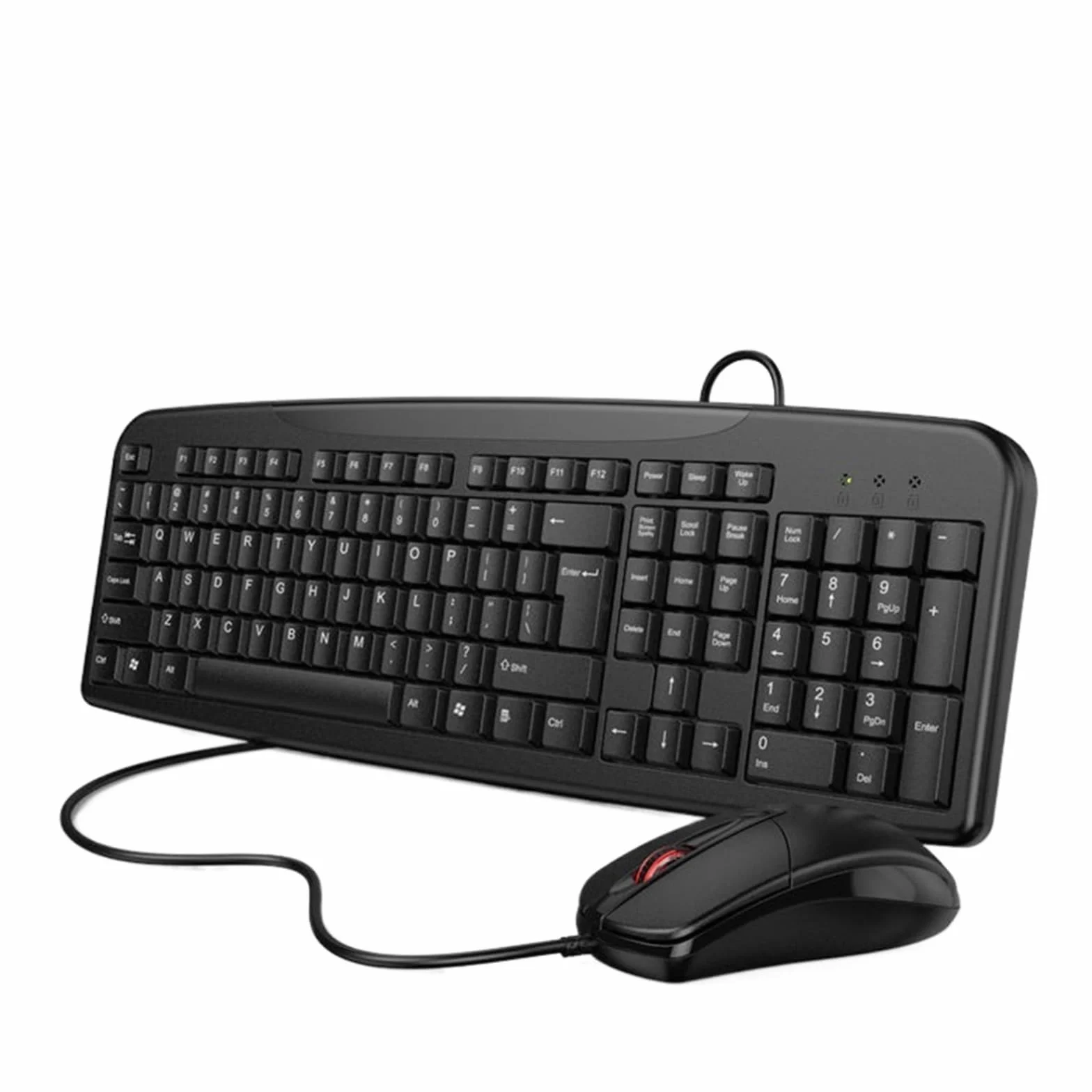 Klawiatura i Mysz Combo Zestaw Klawiatur Ergonimcal Keyboard Przenośna Klawiatura USB Profesjonalna Klawiatury Komputerowe Klawiatura Komputerowa