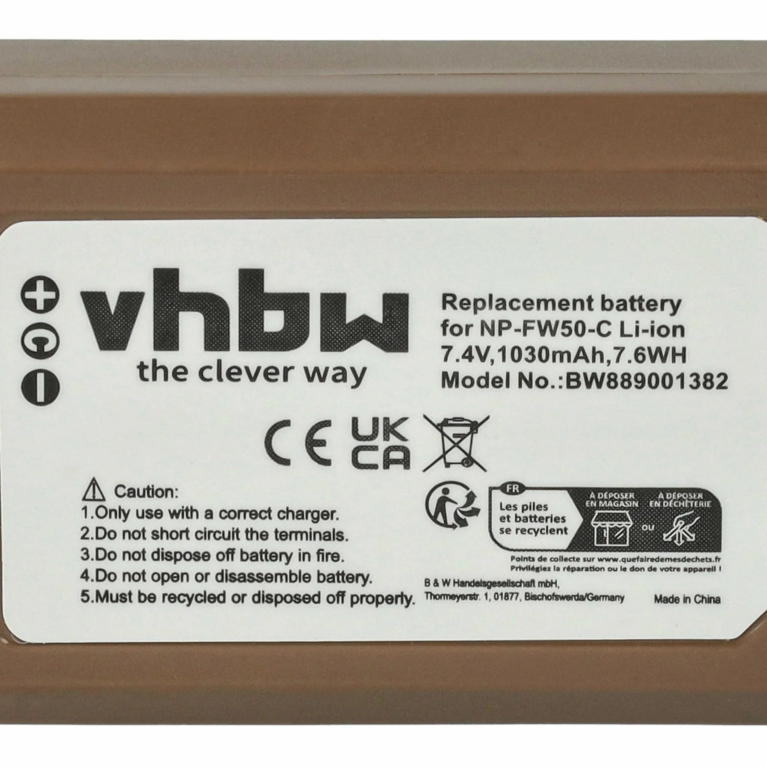 vhbw Bateria 3 x kompatybilna z Sony Alpha SLT-A33Y, SLT-A35, SLT-A33L (1030mAh, 7,4V, Li-Ion), infochip, gniazdo USB-C