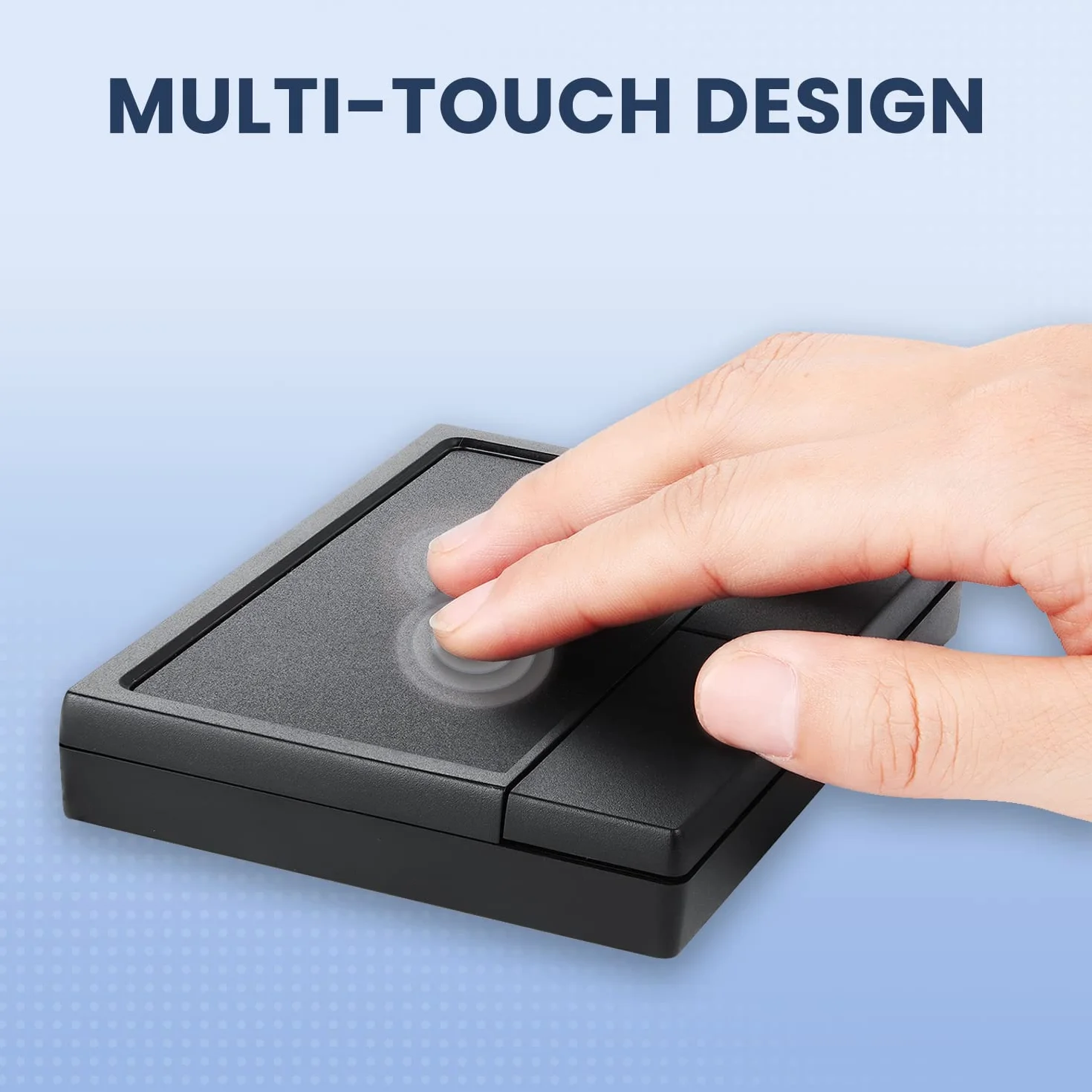 Perixx PERIPAD-504 przewodowy przenośny panel dotykowy (touchpad) USB; dla komputerów stacjonarny i laptopów, w kolorze czarnym; duży rozmiar