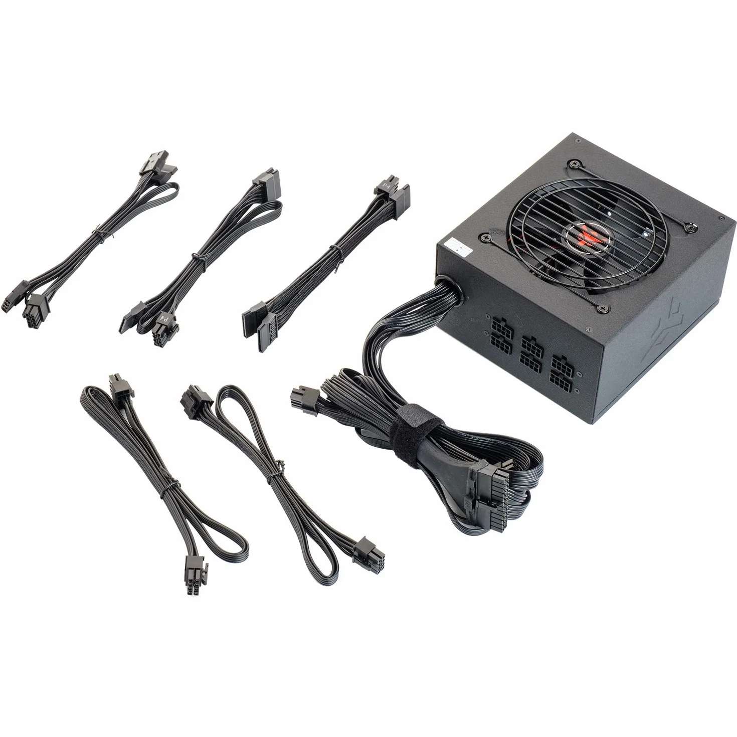 ITEK Zasilacz sieciowy do PC BD600-600 W, HDB Hydraulic Dynamic Bearing 12 mm aktywna ochrona PFC, konwerter przełączający DC do DC, certyfikat efektywności 80 Plus brąz