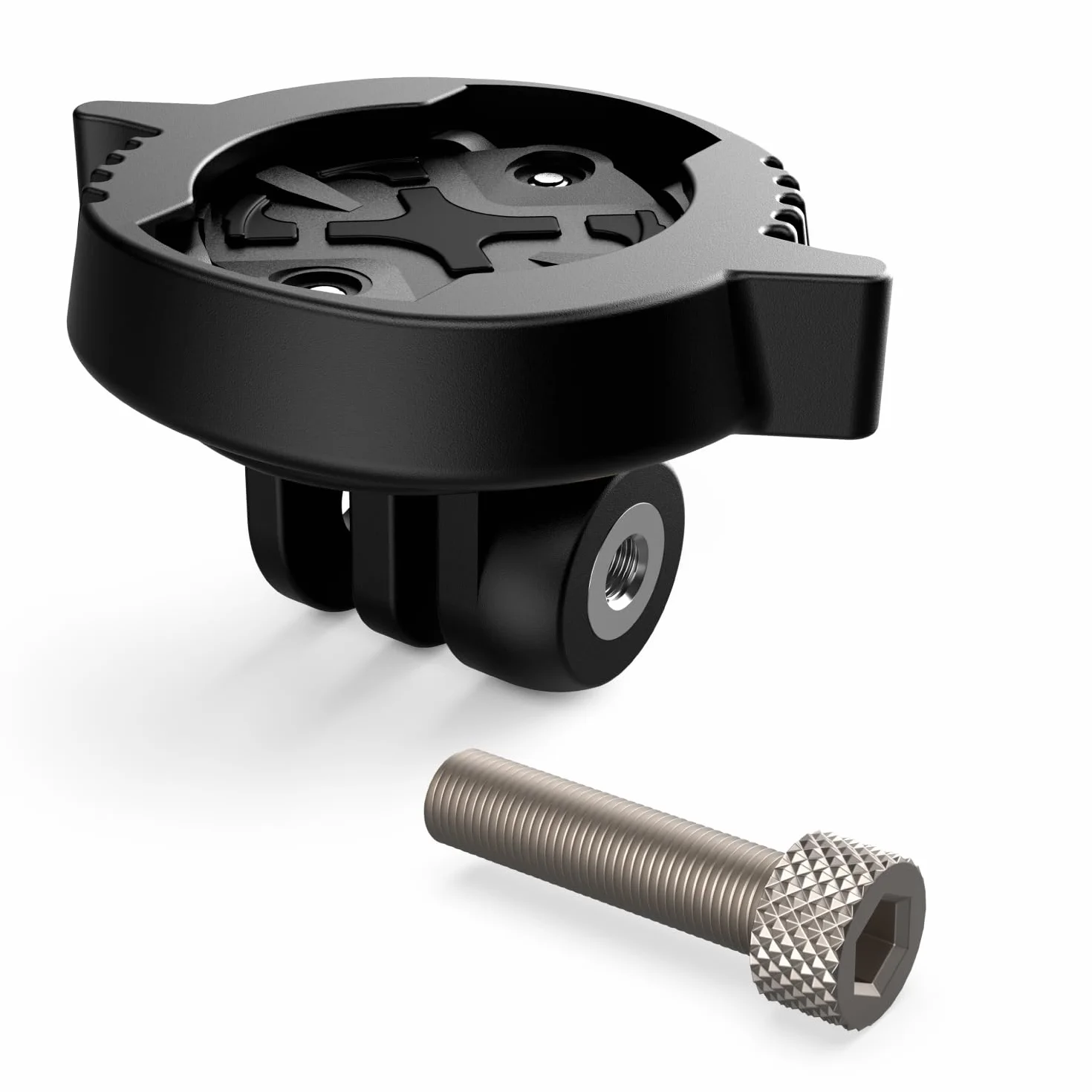 TUSITA Ćwierć Obrotu do Kołnierza cierny Adapter do Uchwyt Kompatybilny z Garmin Edge Rowerowy GPS, Varia UT800 Inteligentny Reflektor - Uchwyt Montażowy Zaprojektowany dla GoPro