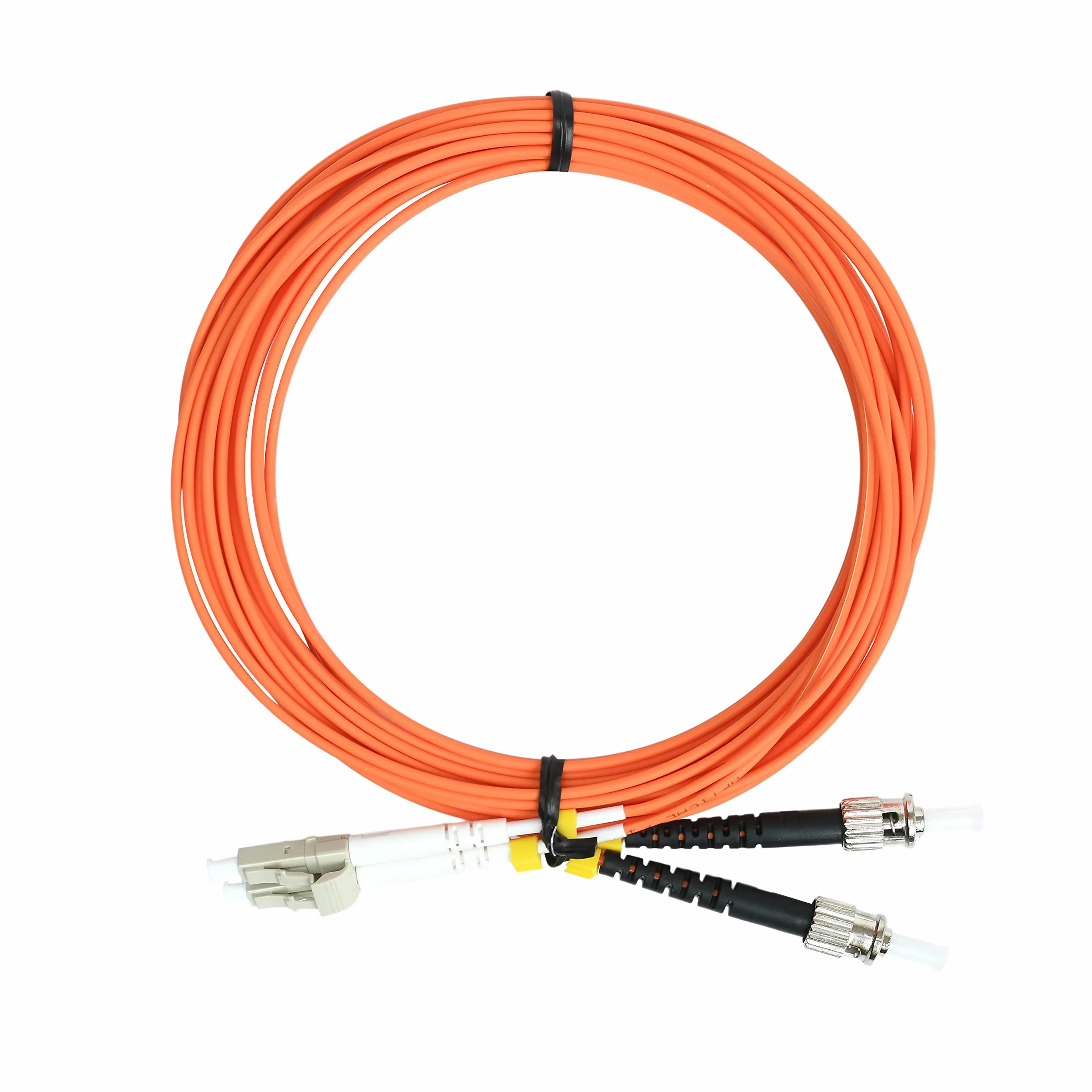 1 m LC do ST Światłowodowy kabel krosowy Multimode OM1 Duplex 62,5/125 µm optyczny kabel krosowy 1G/10G kabel światłowodowy LC-ST 1 metr (3,3 m)
