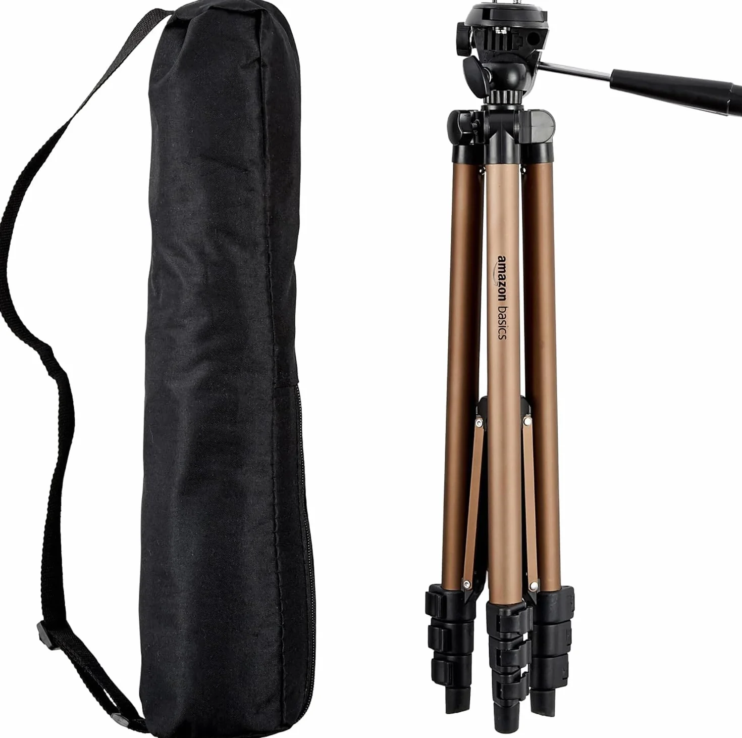 Amazon Basics - lekki statyw z torbą z torbą, 127 cm