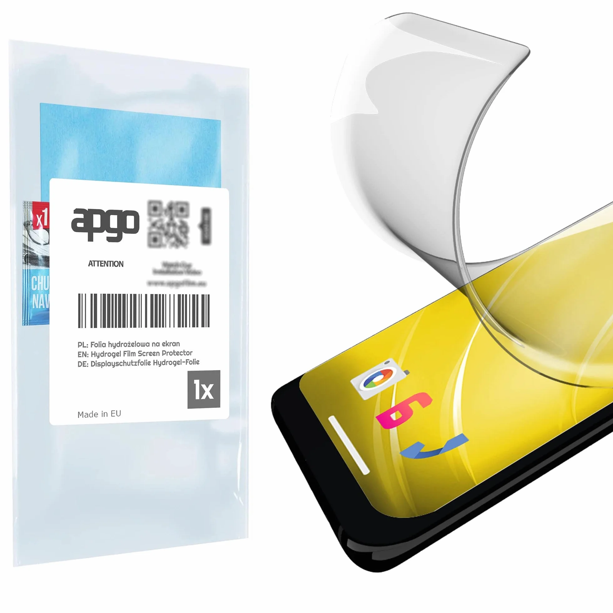 apgo Hydrogel Screen Protector dla KOBO Elipsa 2E, folia hydrożelowa, z warstwą pozycjonującą, łatwa instalacja