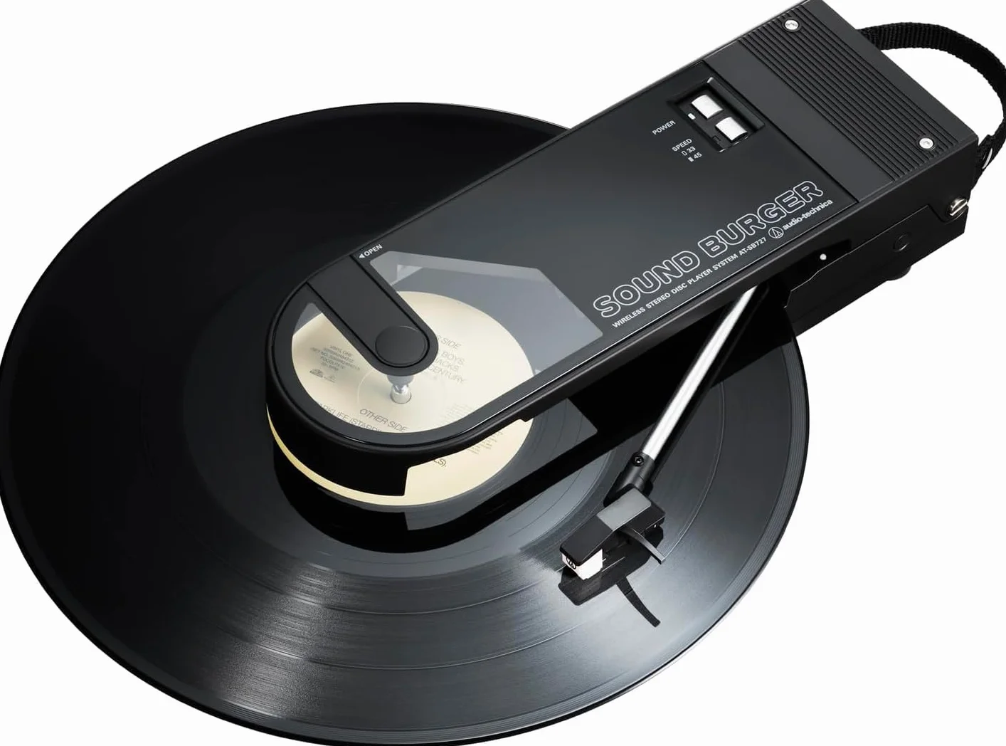 Audio-Technica SB727 Sound Burger Przenośny gramofon z Bluetooth (czarny)