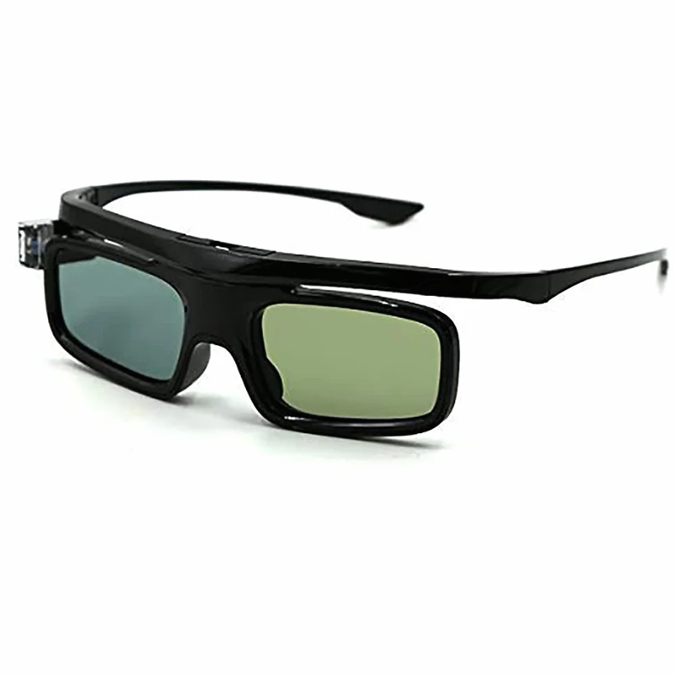 Cocar 3D-okulary, 3D okulary z aktywną przesłoną, zasilane z akumulatora, Odpowiednie dla 3D DLP-Link projektora Acer BenQ Optoma Viewsonic LG Infocus NEC Jmgo Vivitek Toumei - 1 sztuka