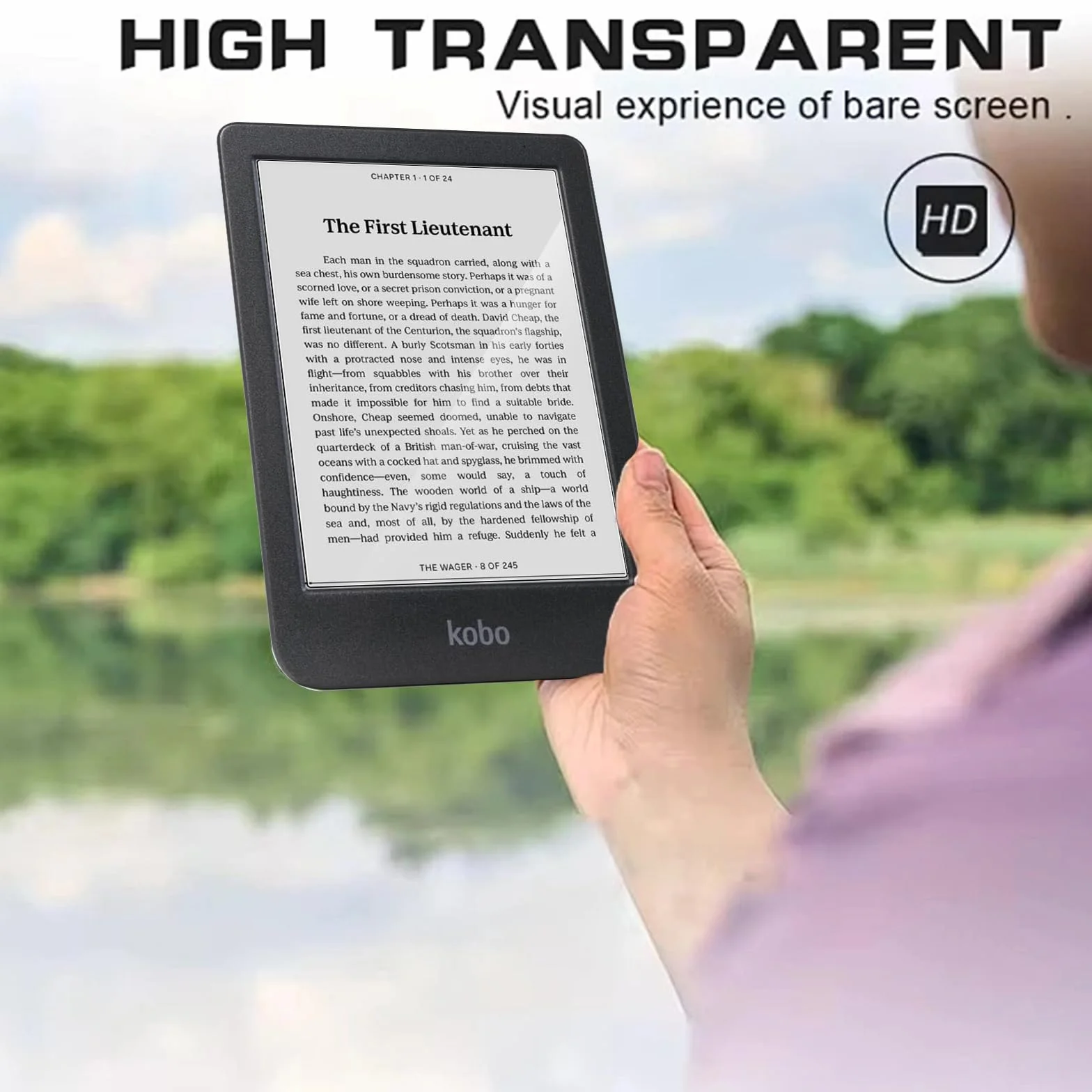 Folia ze szkła hartowanego do Kobo Clara Colour/Clara BW, [2 sztuki] twardość 9H [odporna na zarysowania] folia ochronna, [bez pęcherzyków], przezroczysta folia ochronna HD