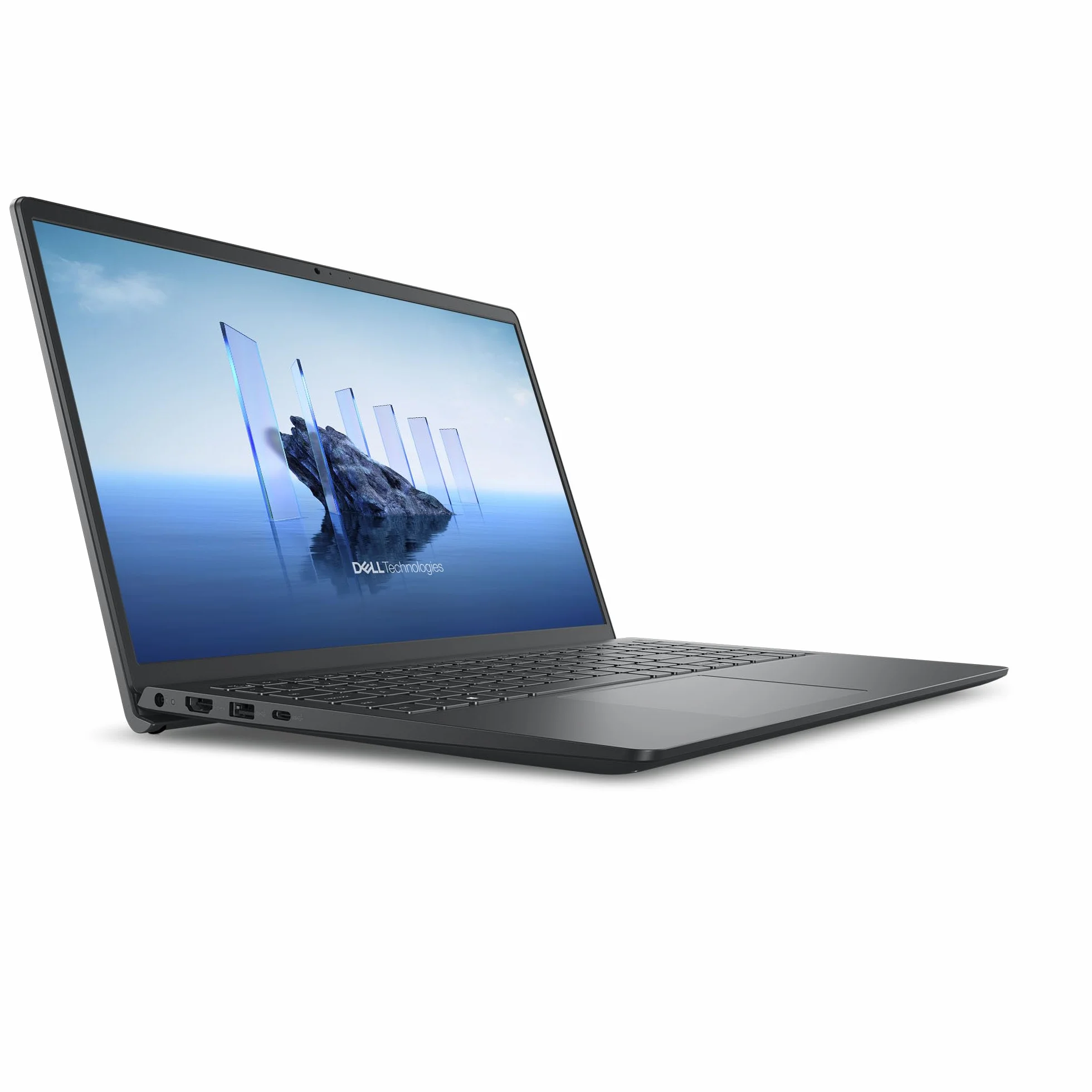 Dell Laptop 15 DC15255 39,6 cm (15,6 cala) FHD (1920 x 1080), 120 Hz, AMD Ryzen 5 7520U, karta graficzna Radeon 610M, 8 GB LPDDR5 RAM, 512 GB SSD, Windows 11 Home, hiszpańska klawiatura QWERTY, czarny