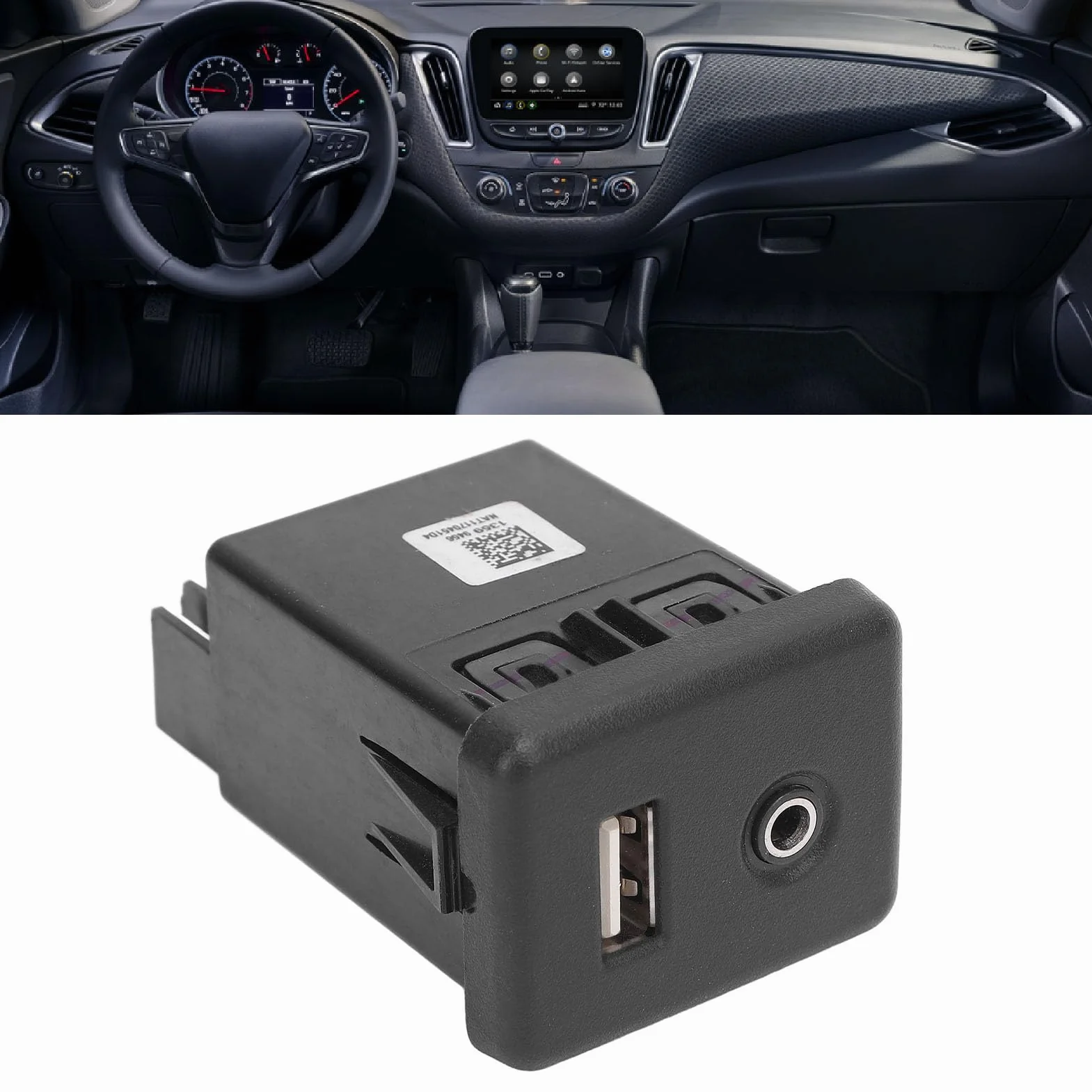 ABS Car Stereo AUX USB Interfejs Socket Jack moduł do ładowania Malibu EG3 2012-2018 Insignia A 2009+ Astra K 2016+