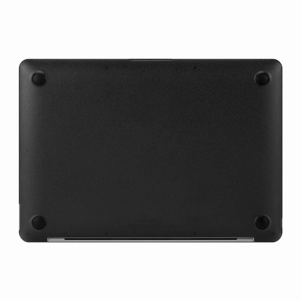 Incase Hardshell twarde etui do Apple MacBook Air 13,3" (2020 / M1-Late 2020) - przezroczyste (czarne) [design 3D Dot I otwory na otwory wentylacyjne I lekkie i cienkie] - INMB200615-BLK