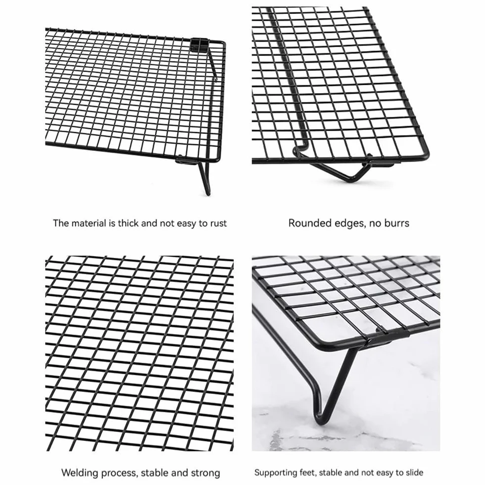 Podstawka pod laptopa, Metal Laptop Stand with Mesh Platform, Ergonomic Cooling Riser - Black,Akcesoria do biurka