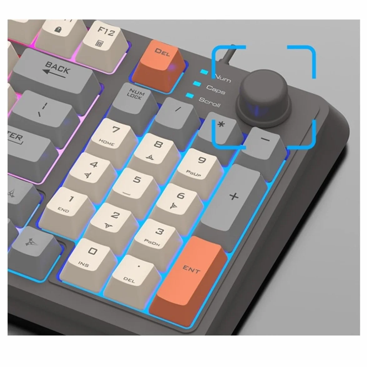 Klawiatura i Mysz Combo Ergonomiczna Kombinacja Klawiatury I Myszy USB Przewodowa Klawiatura Komputerowa Mysz 94-klawiszowa Klawiatura Komputerowa(Multi-colored1)