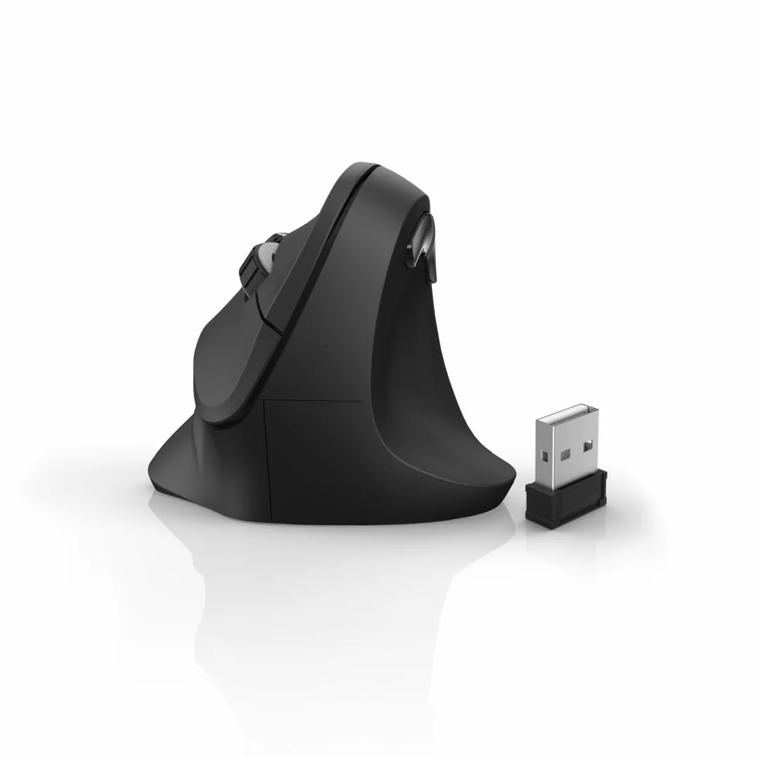 Hama Bezprzewodowa mysz ergonomiczna 6 przycisków 3600 DPI czarny