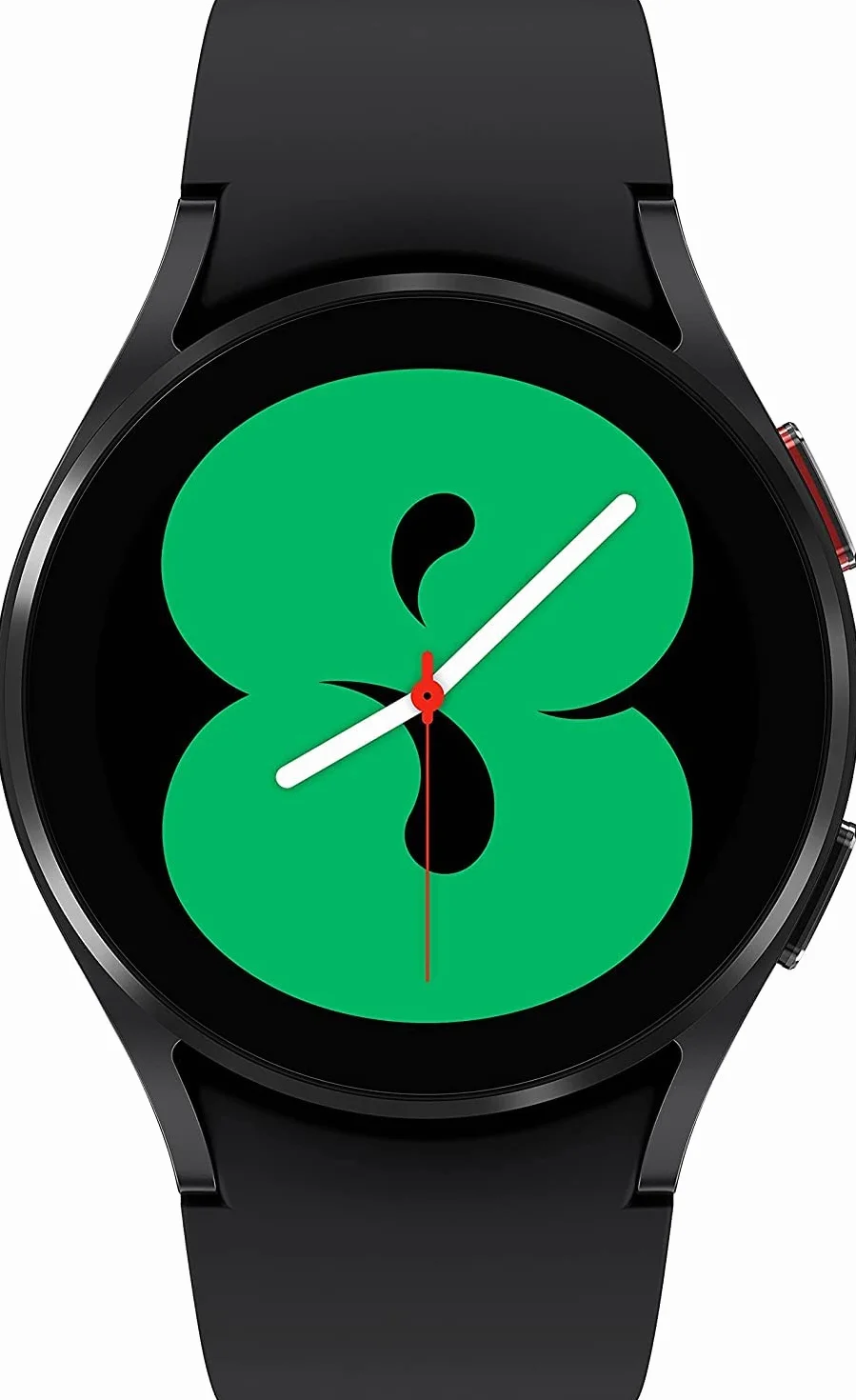 Samsung Galaxy Watch 4-40mm - czarny - inteligentny zegarek z paskiem sportowym - wyświetlacz 3,04 cm (1,19")