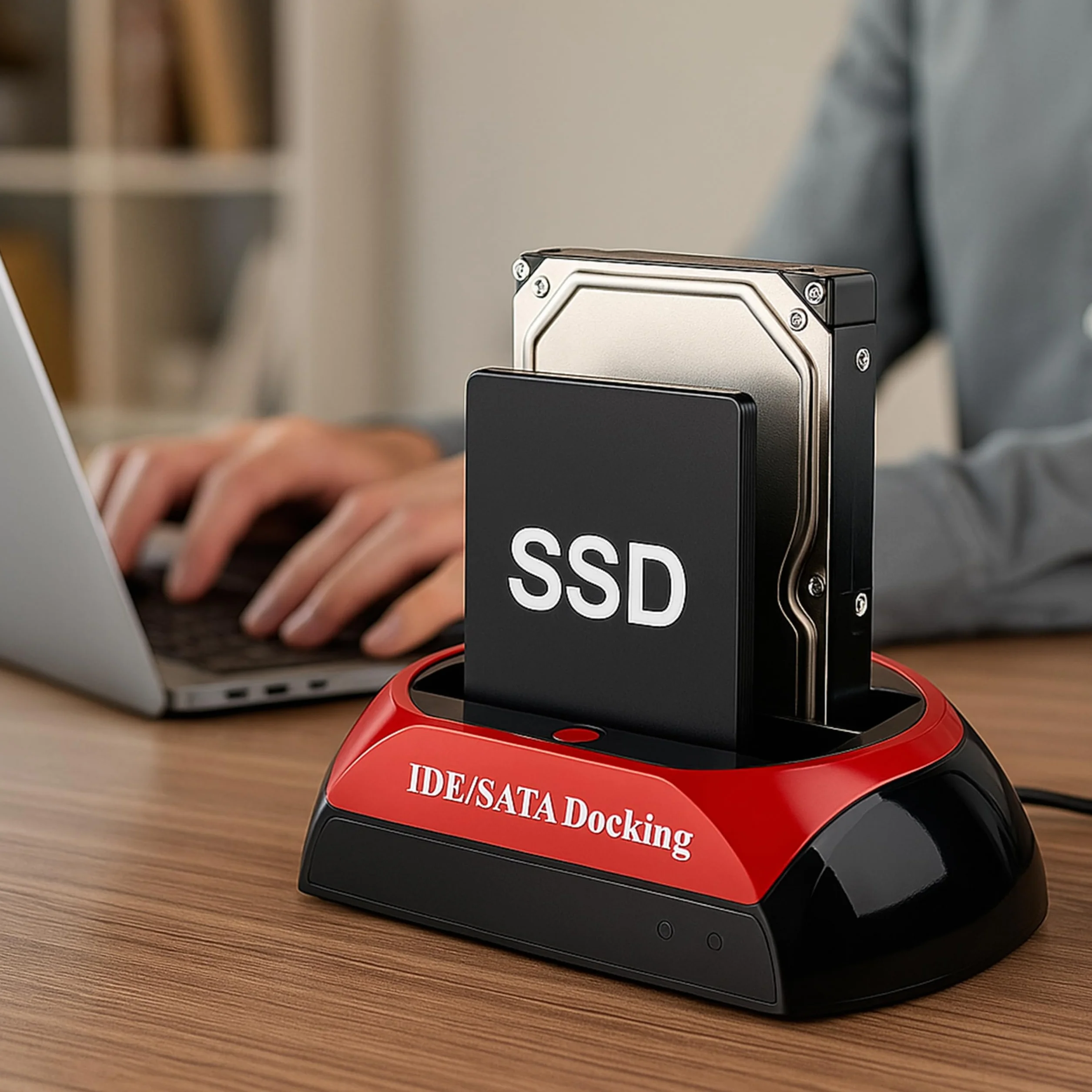 Retoo Stacja Dokująca do Dysków Twardych i SSD 2,5" i 3,5" - IDE SATA do USB 2.0 Offline