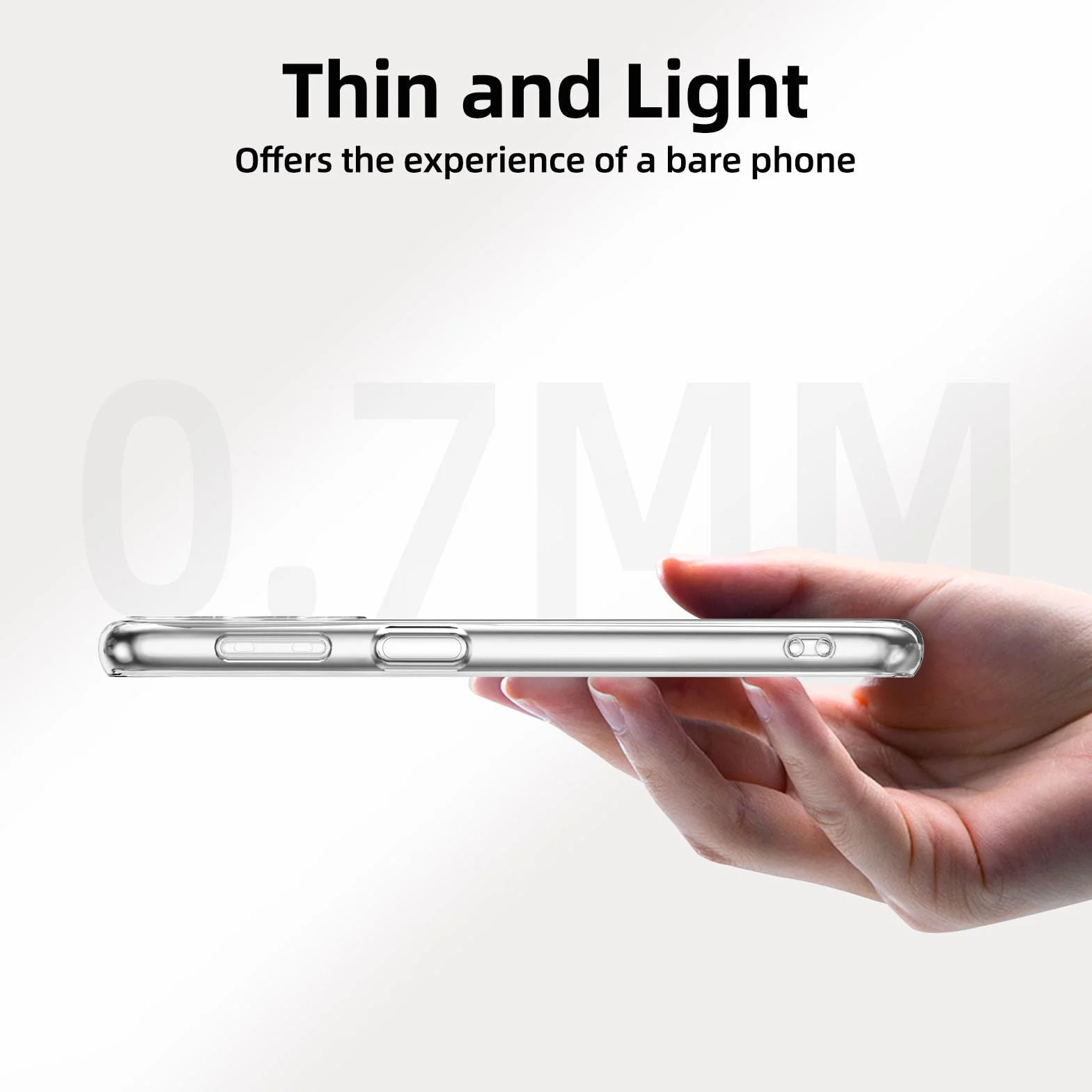 NEW'C Etui na Samsung Galaxy M34 5G - Ultra Przezroczysty Silikonowy Miękki Gel z TPU i 2 × Szkło Hartowane - Odporny na Rysy