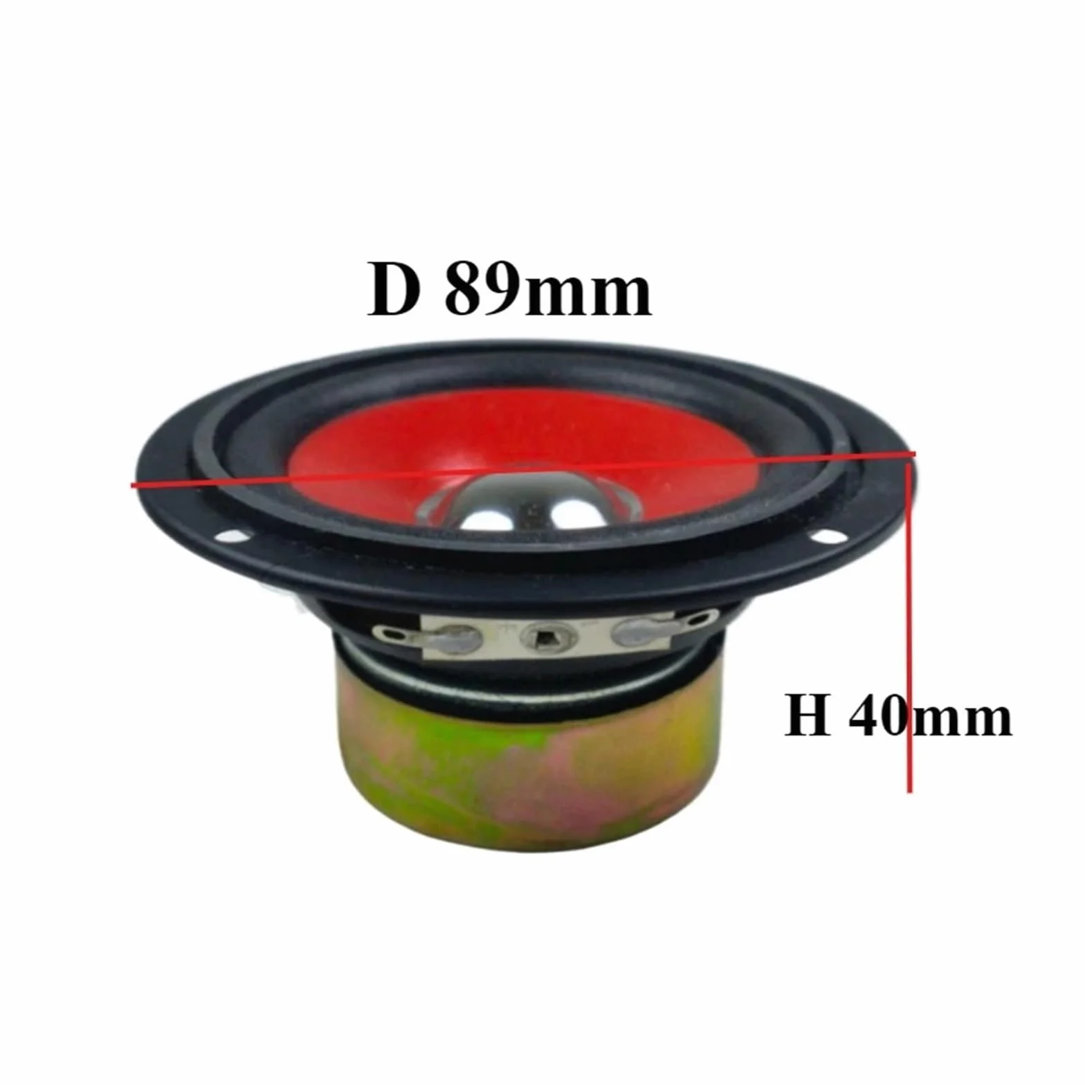 2 szt. 3-calowy głośnik pełnozakresowy 4 Ohm 15 W Dźwięk Muzyka Stereo Mini Audio DIY kino domowe