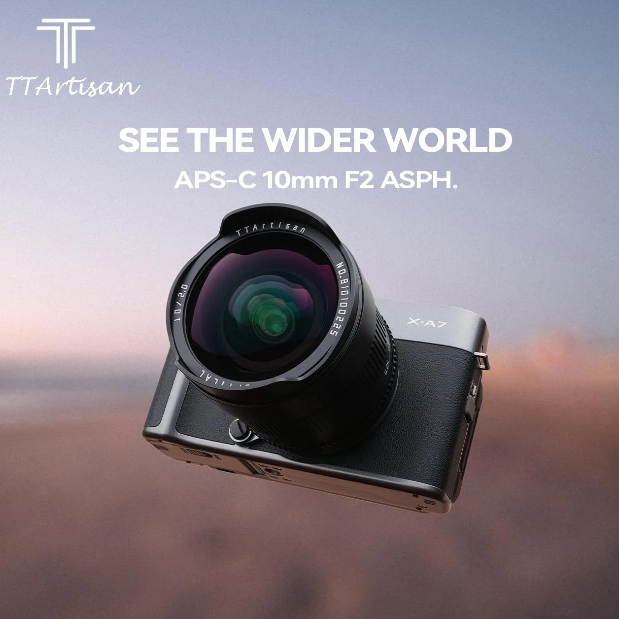 TTARTISAN 10 mm F2.0 APS-C ASPH. Ultra szerokokątny obiektyw aparatu ręcznego ustawiania ostrości przenośny obiektyw do montażu Canon RF