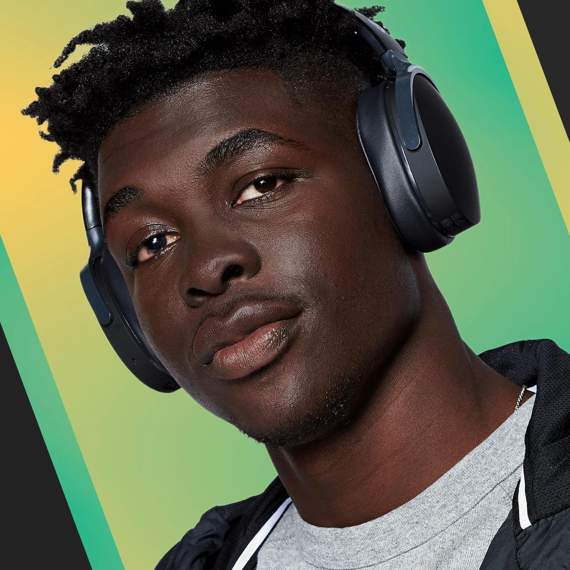 Skullcandy Hesh Evo Bezprzewodowe Słuchawki Nauszne, 36 godz. Słuchania, Mikrofon, Obsługa iPhone’a, Androida i urządzeń Bluetooth – czarny