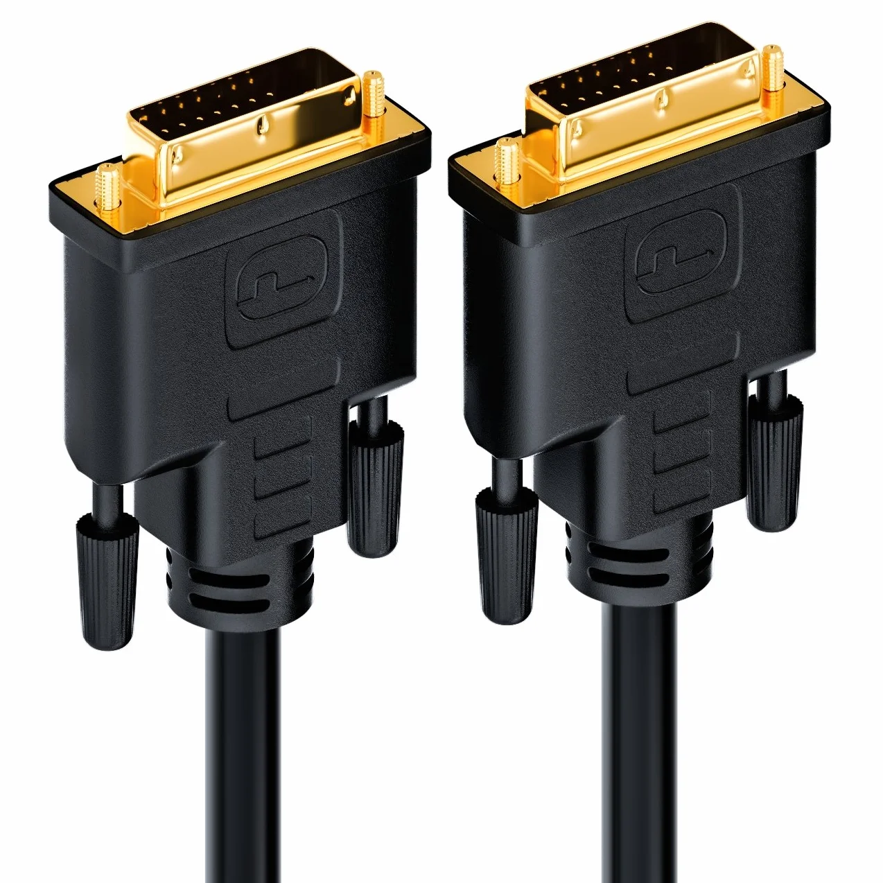 deleyCON 3,0m DVI Kabel 24+1 - DVI-D Dual Link - HDTV 1080p Full-HD 3D Ready - Kabel Adaptera do Monitora z Ferrytowym Rdzeniem - Czarny