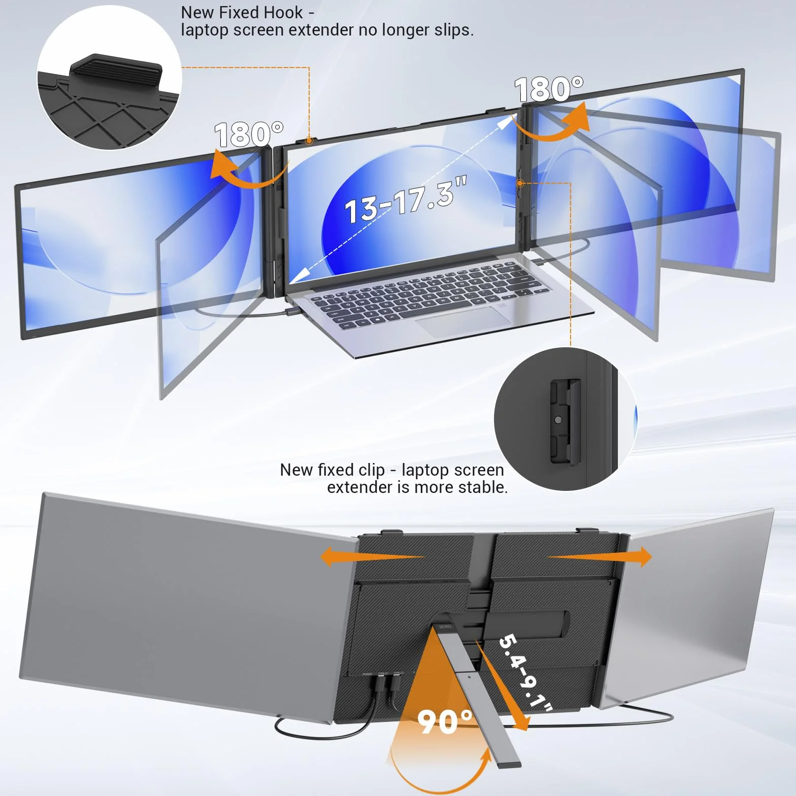 Triple Laptop Screen Extender