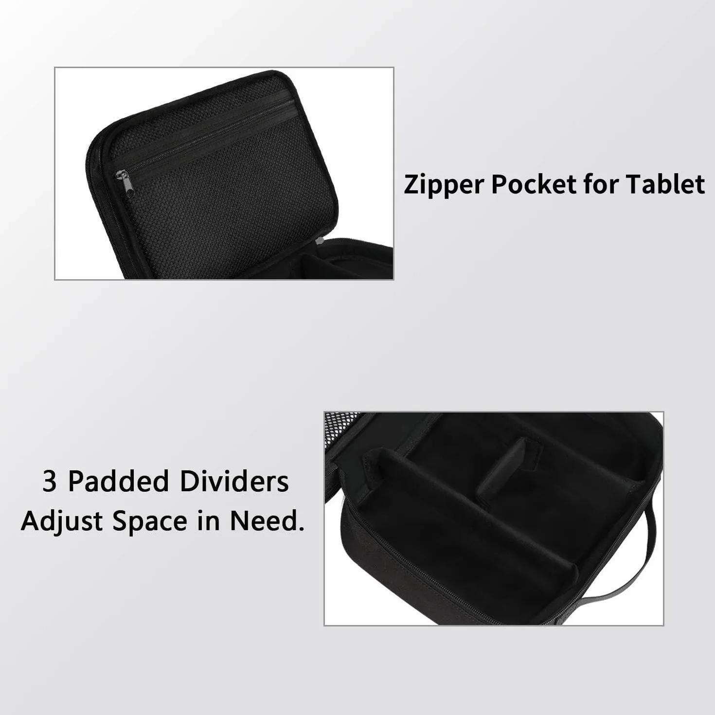 MATEIN Elektroniczna wielofunkcyjna torba na kable wodoodporna torba do przechowywania akcesoriów uniwersalna torba organizer na pamięć USB, kartę pamięci, ładowarkę, power bank, 2 warstwy, czarna
