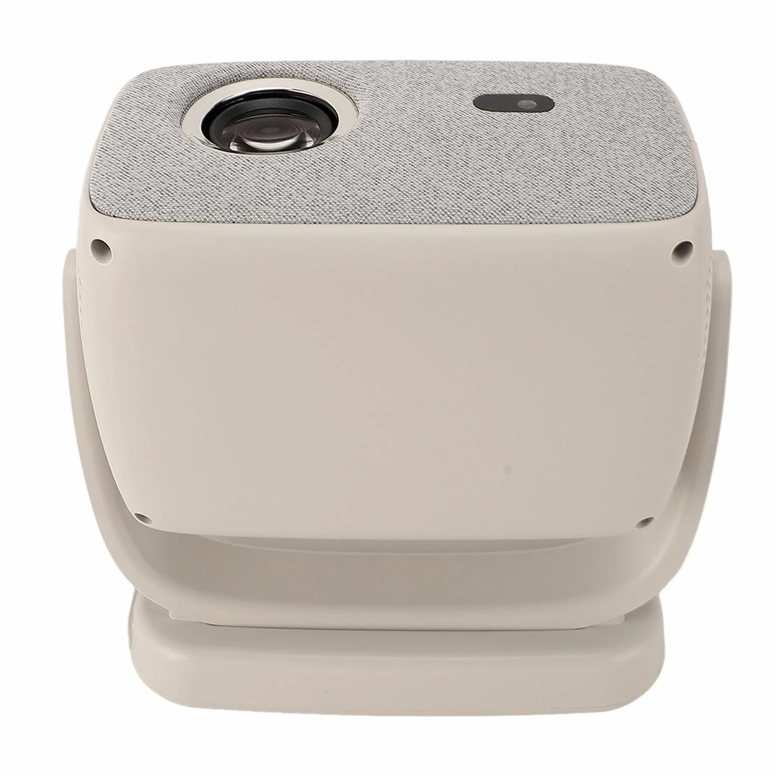 Projektor 4K z podstawą obrotową o 180°, Wi-Fi 6, Automatyczna Korekcja dla TV Stick, Smartfona, Projektora Filmowego na świeżym Powietrzu (wtyczka UE)